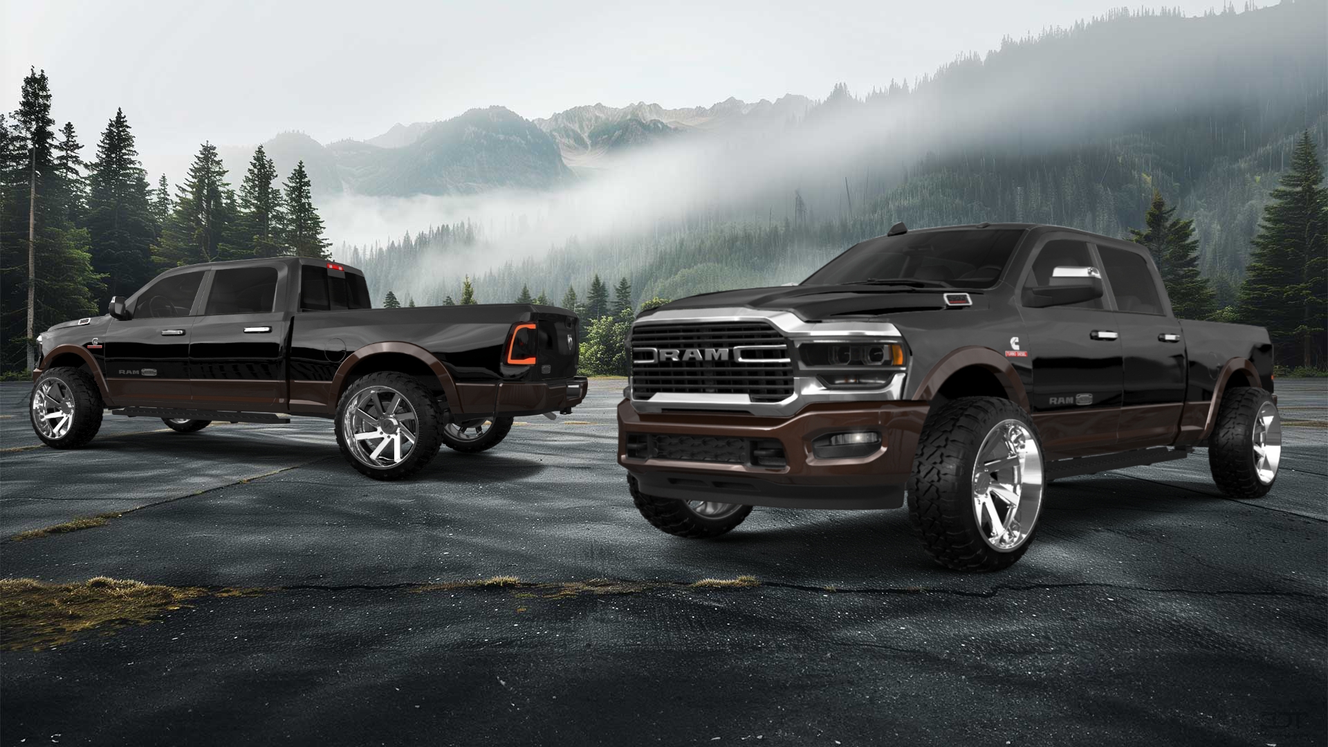 Dodge Ram 2500 4 Door pickup truck 2020 tuning
