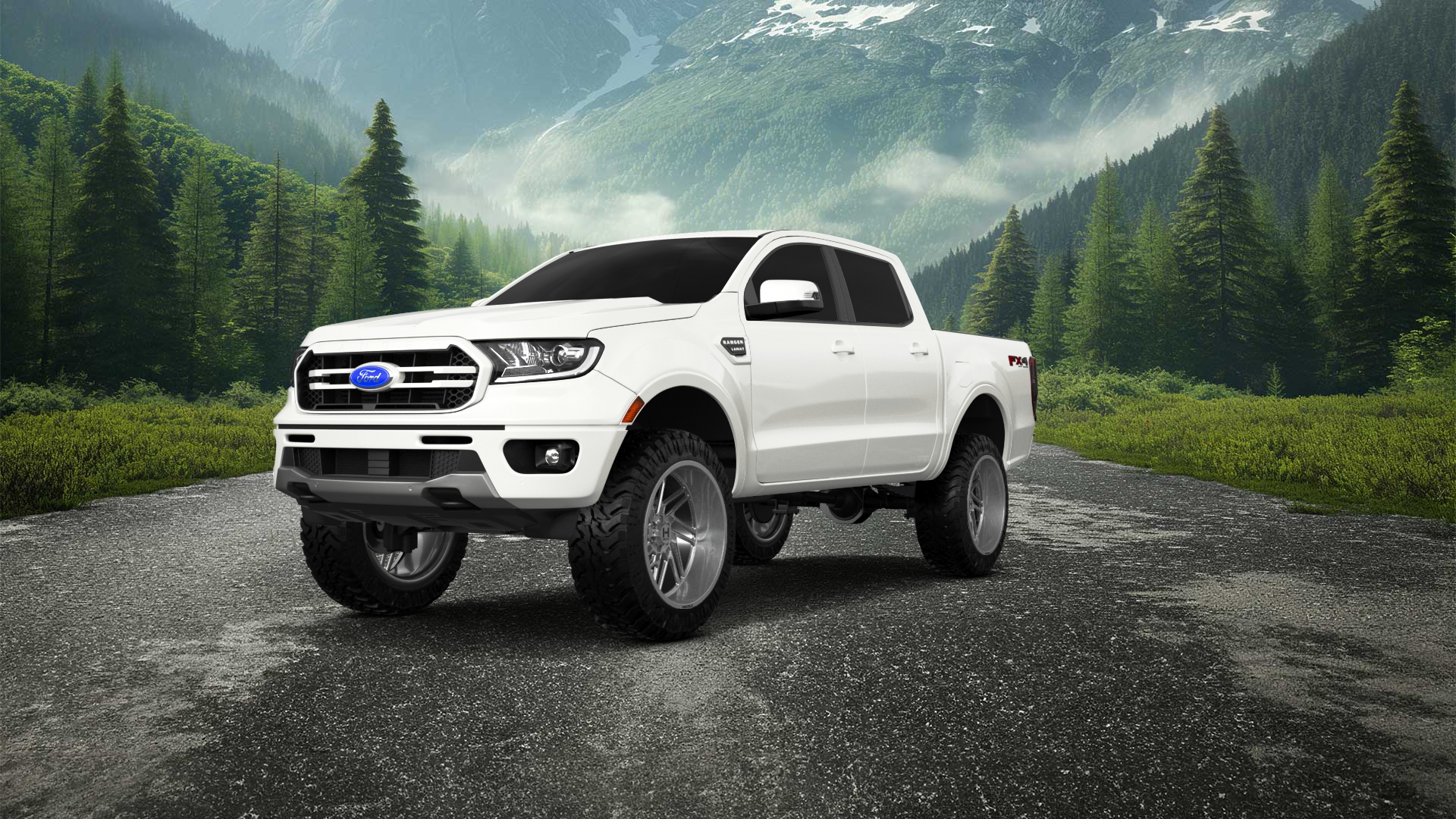 Ford Ranger 4 Door pickup truck 2019 Images