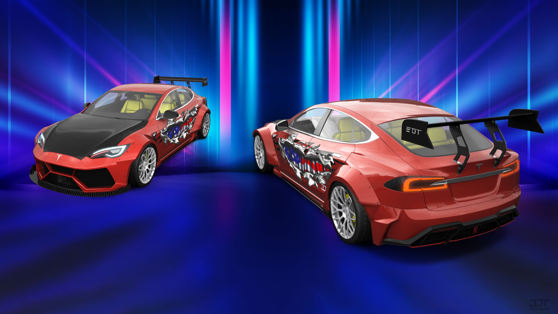 Tesla Model S 5 Door Liftback 2013 tuning