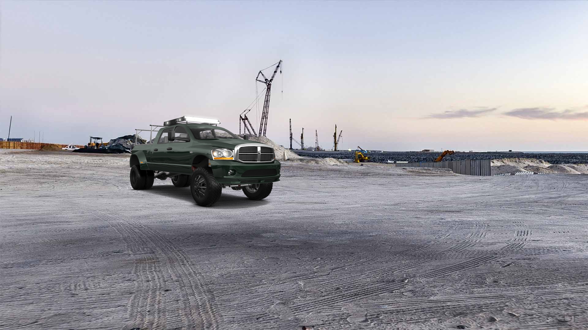 Dodge Ram 3500 Dually 4 Door pickup truck 2007