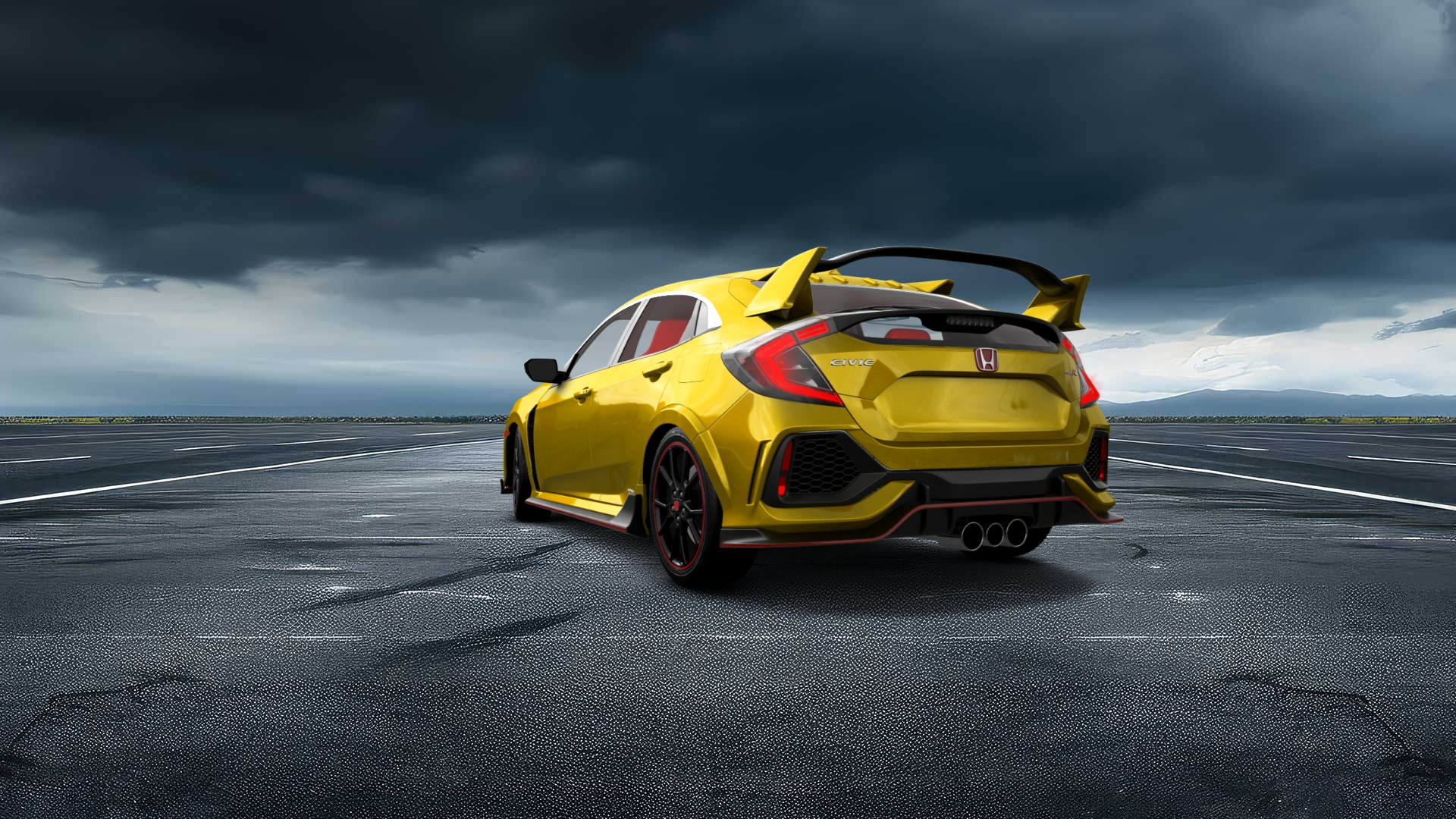 Honda Civic Hatchback 2018 Images