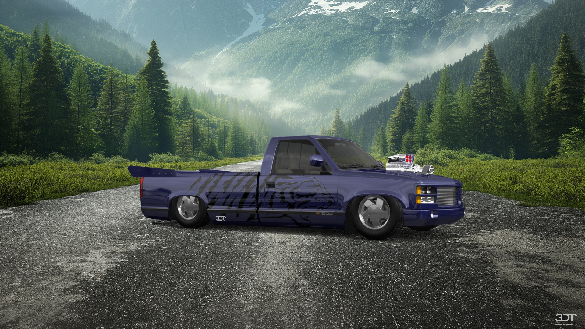Chevrolet K1500 Regular Cab Fleetside Pickup 1988