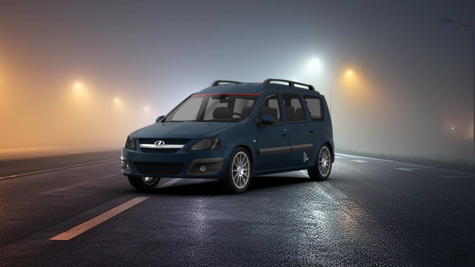 Lada Largus Passenger Van 2012 tuning