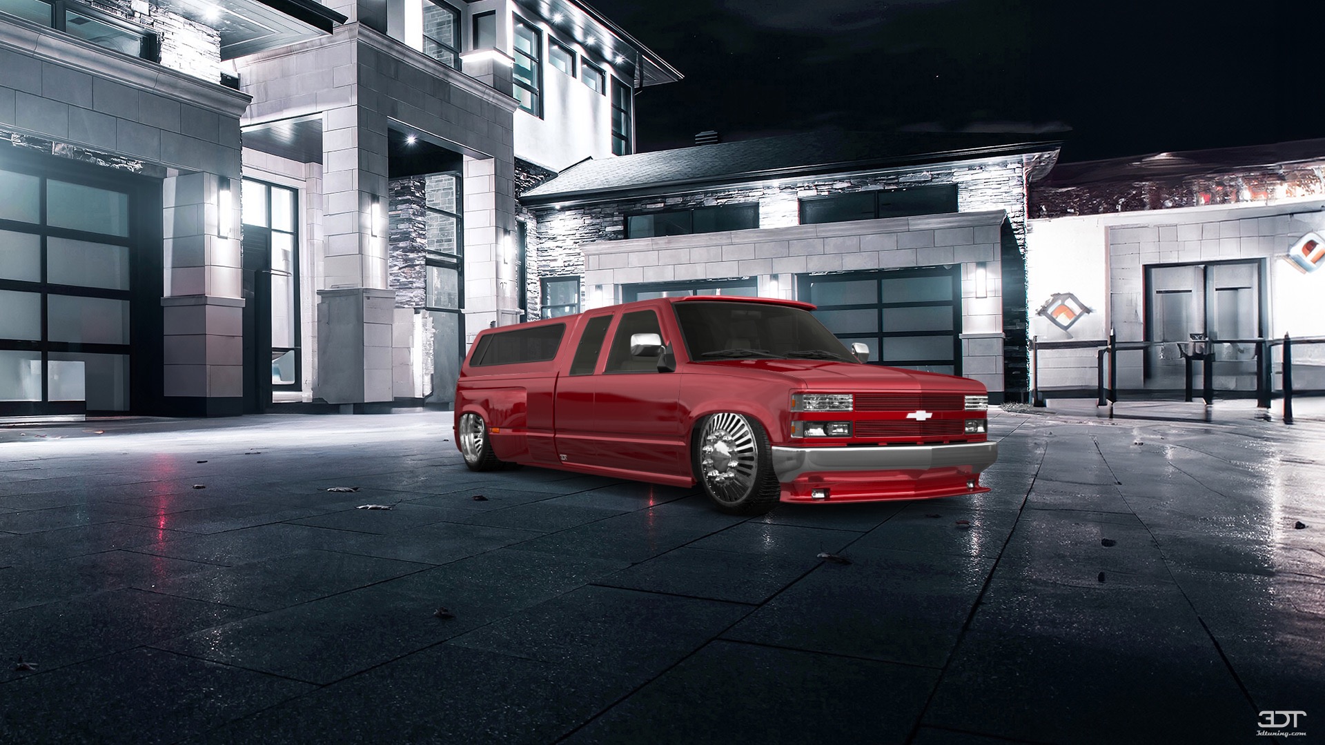 Chevrolet K3500 Extended Cab Pickup Truck 1988