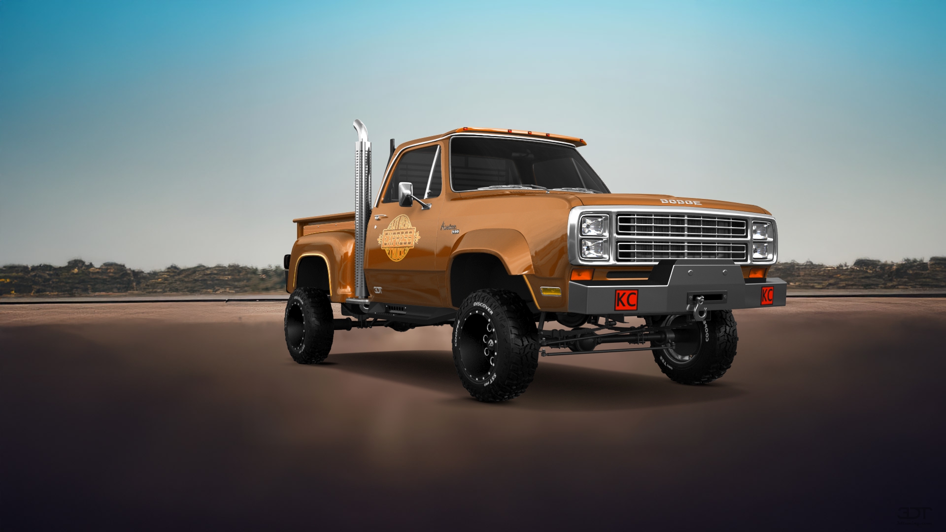 Dodge Lil Red Express 2 Door pickup truck 1979 tuning