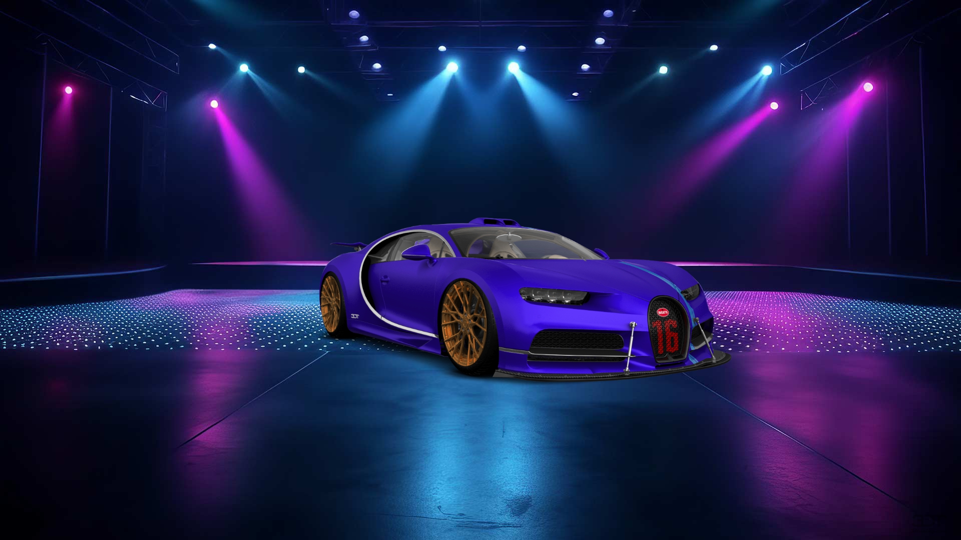 Bugatti Chiron 2 Door Coupe 2016
