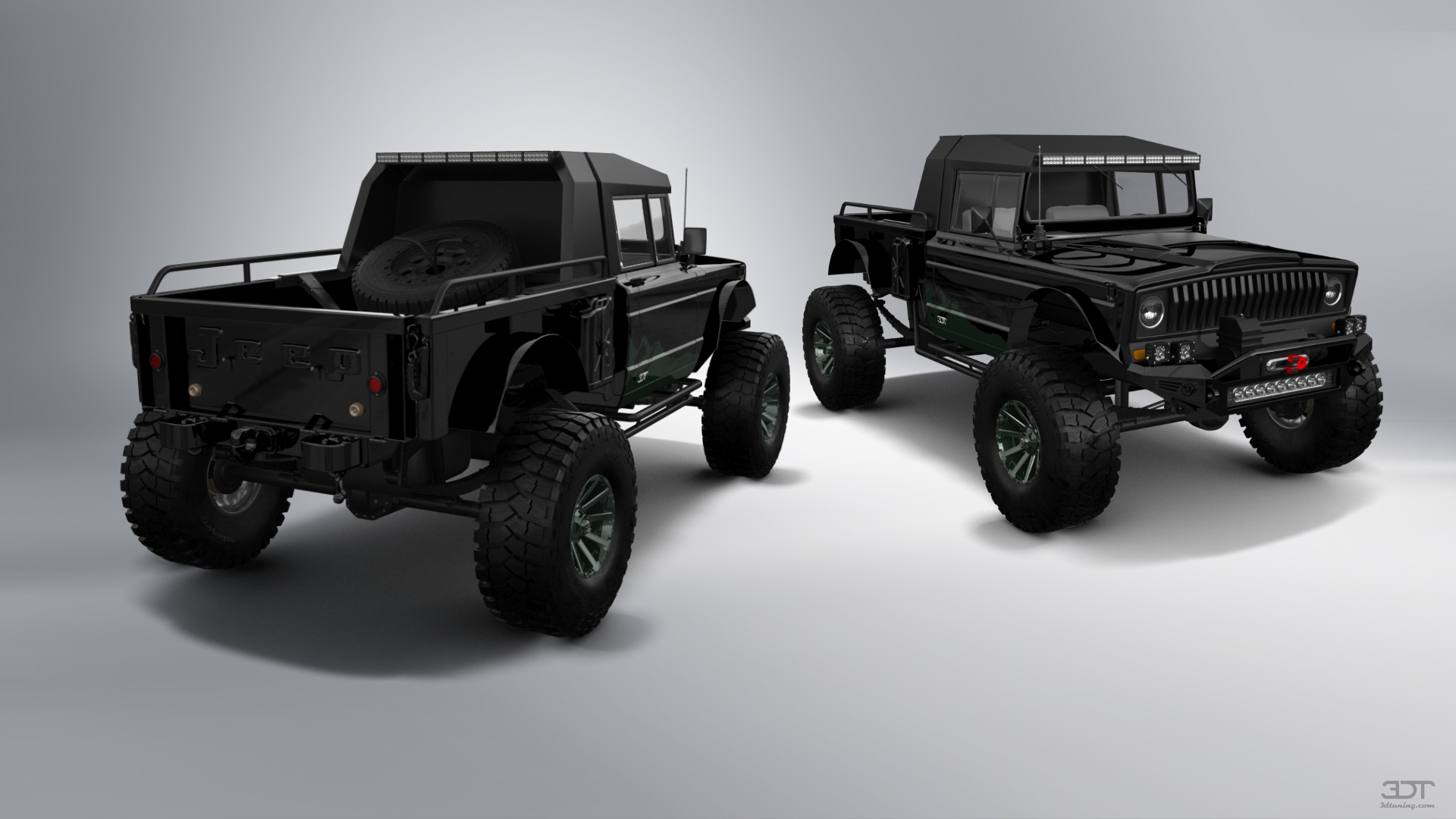 Jeep Kaiser M715 2 Door pickup truck 1968 tuning