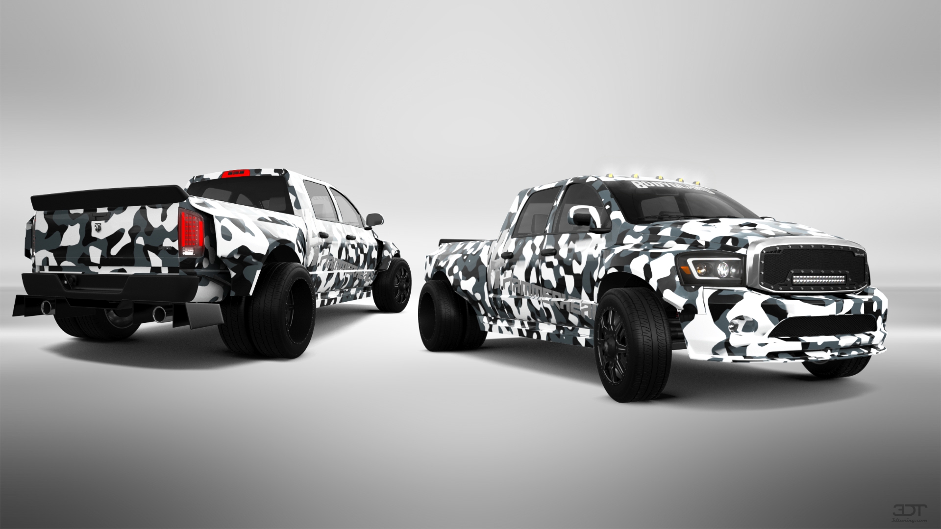 Dodge Ram 3500 Dually 4 Door pickup truck 2007 tuning