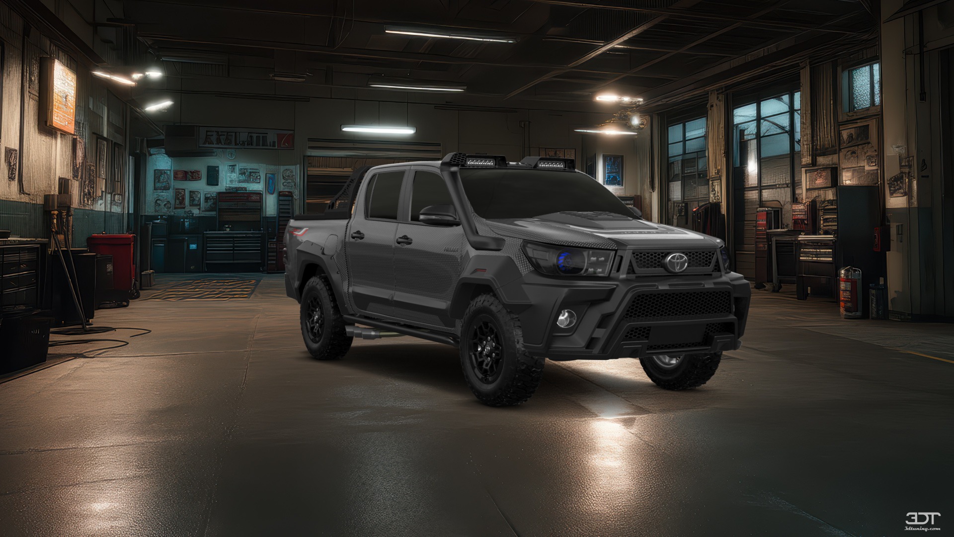 Toyota Hilux Double Cab 4 Door pickup truck 2015 tuning