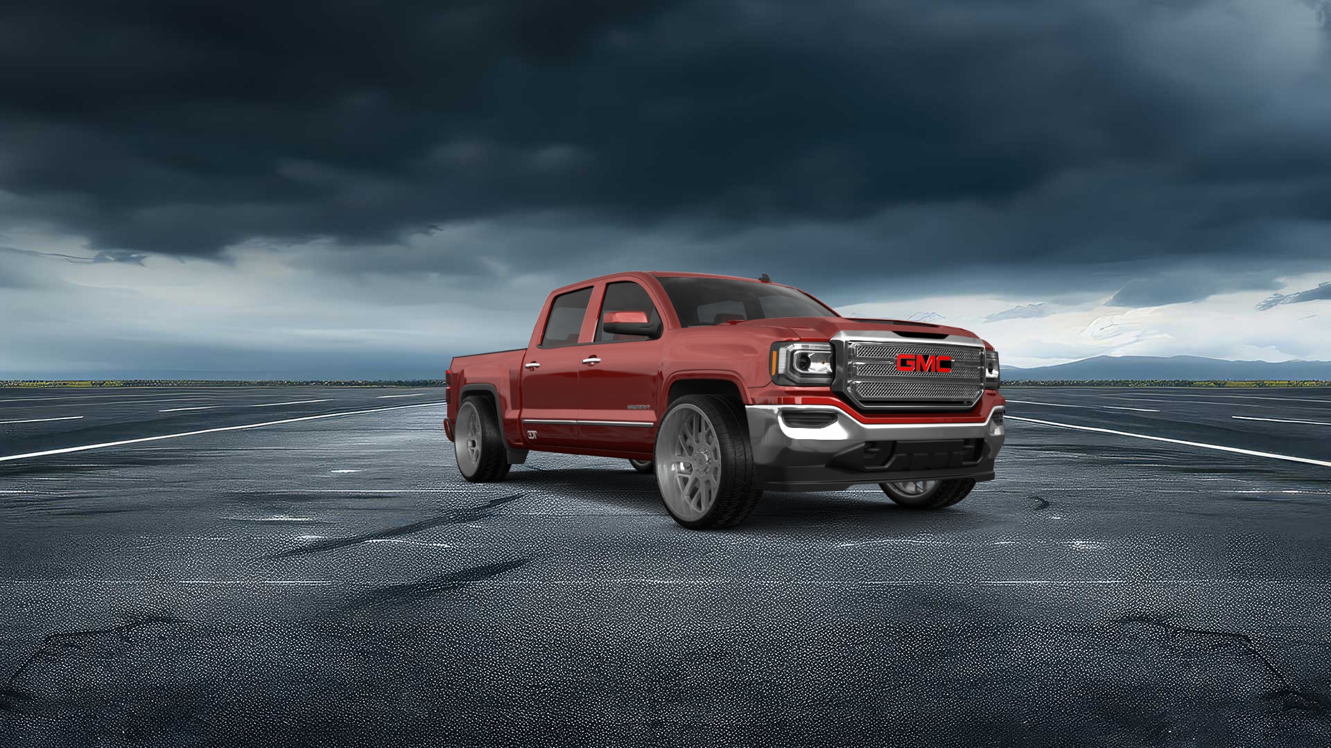 GMC Sierra 1500 Crew Cab 4 Door pickup truck 2016 tuning