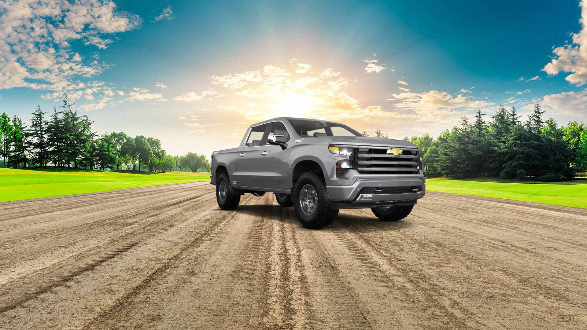 Chevrolet Silverado 1500 Crew Cab 5.8 ft box 4 Door pickup truck 2023 tuning