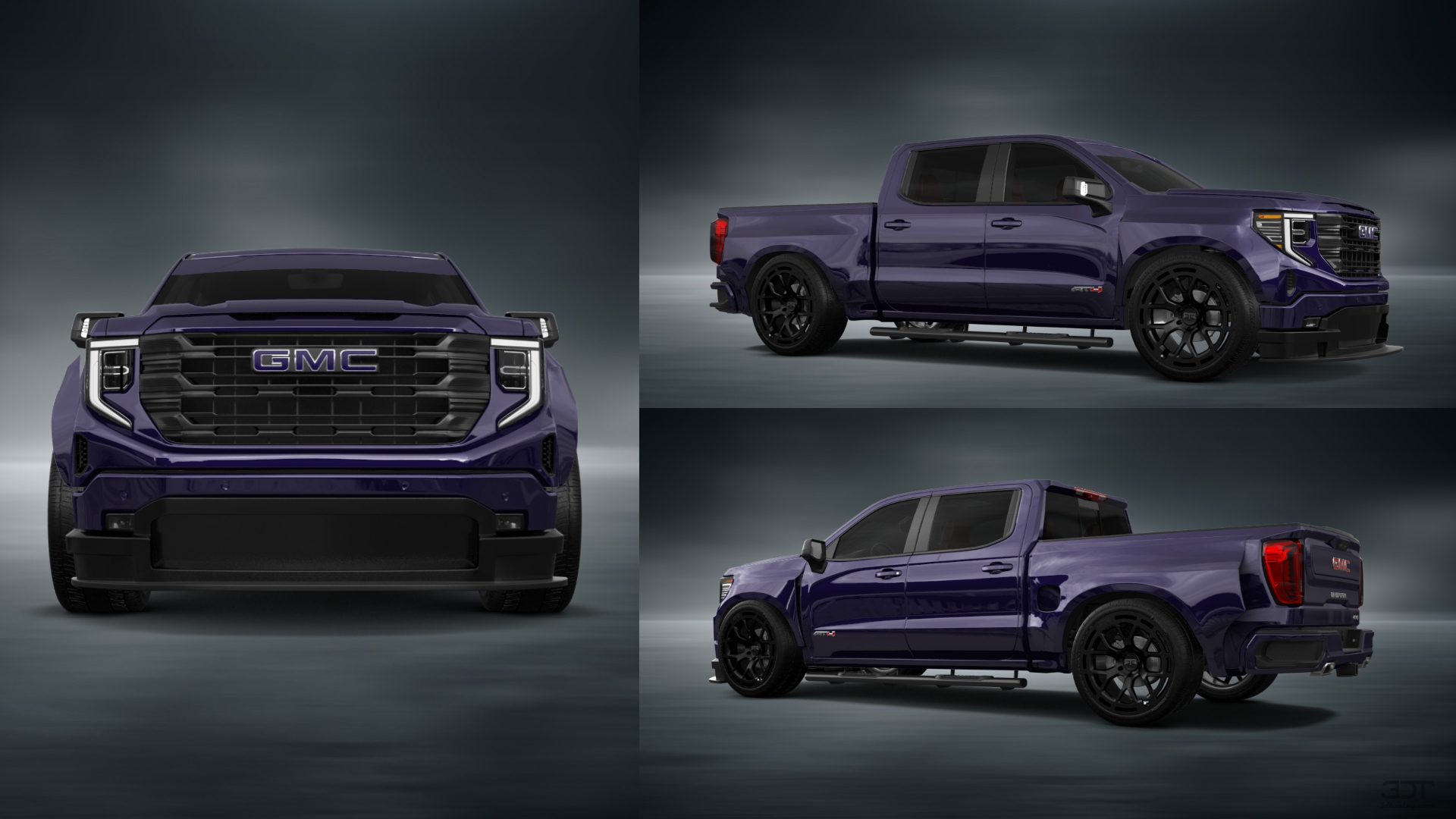 GMC Sierra 1500 Crew Cab 5.8 ft box 4 Door pickup truck 2023 tuning