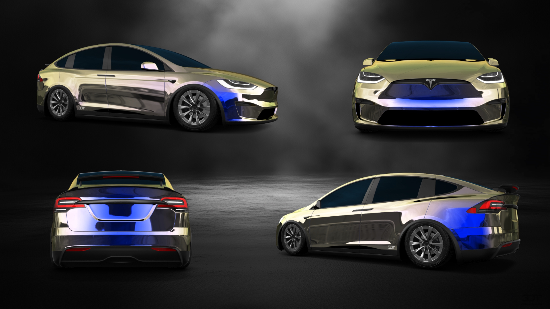 Tesla Model X 5 Door SUV 2024 tuning