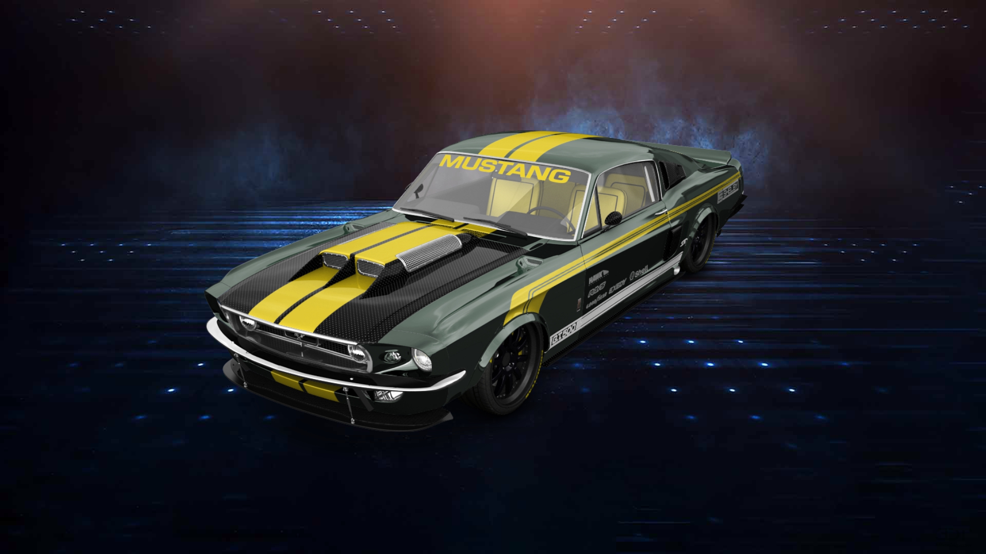 Mustang GT500 2 Door Coupe 1968 tuning