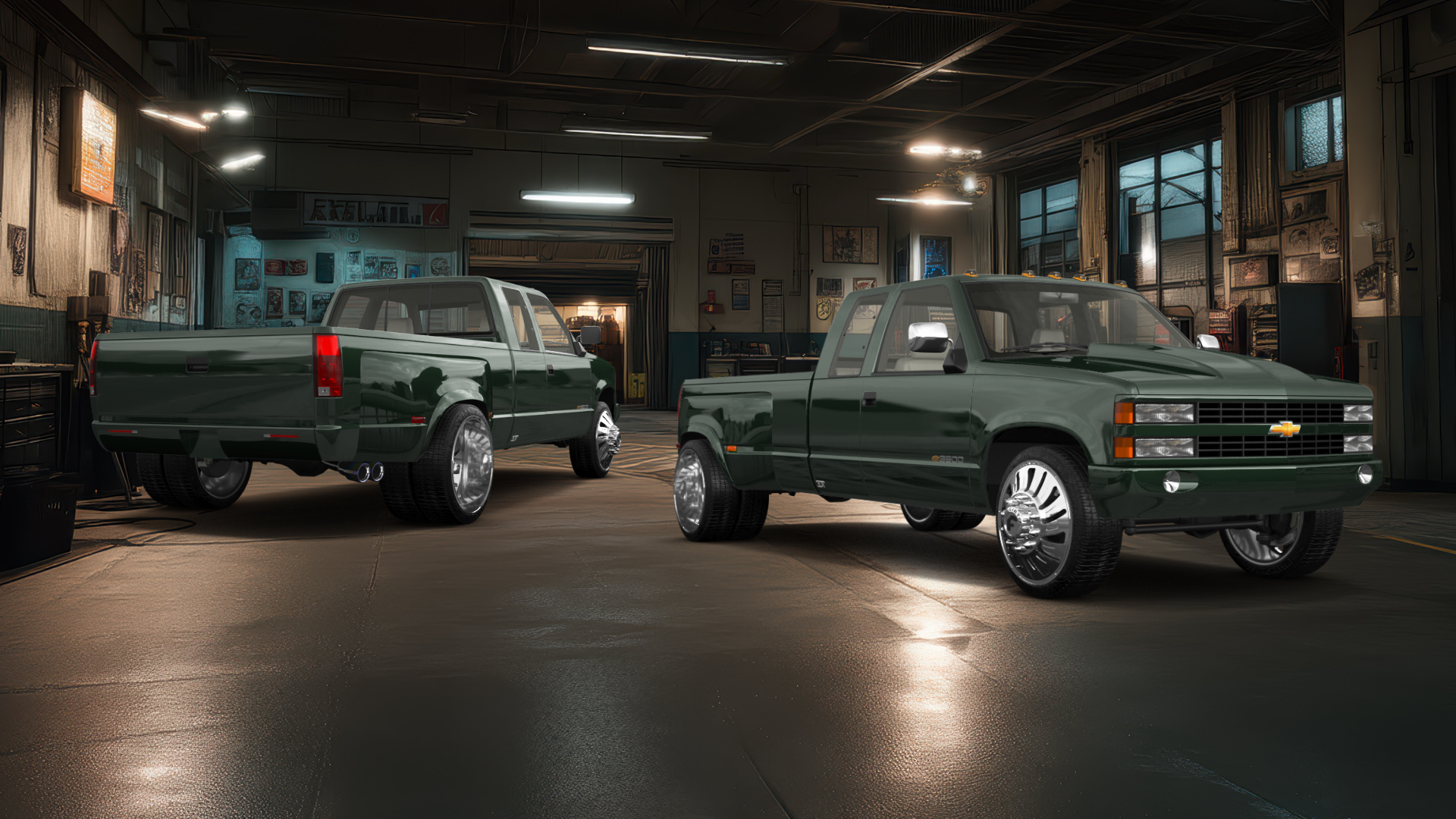 Chevrolet K3500 Extended Cab Pickup Truck 1988 tuning