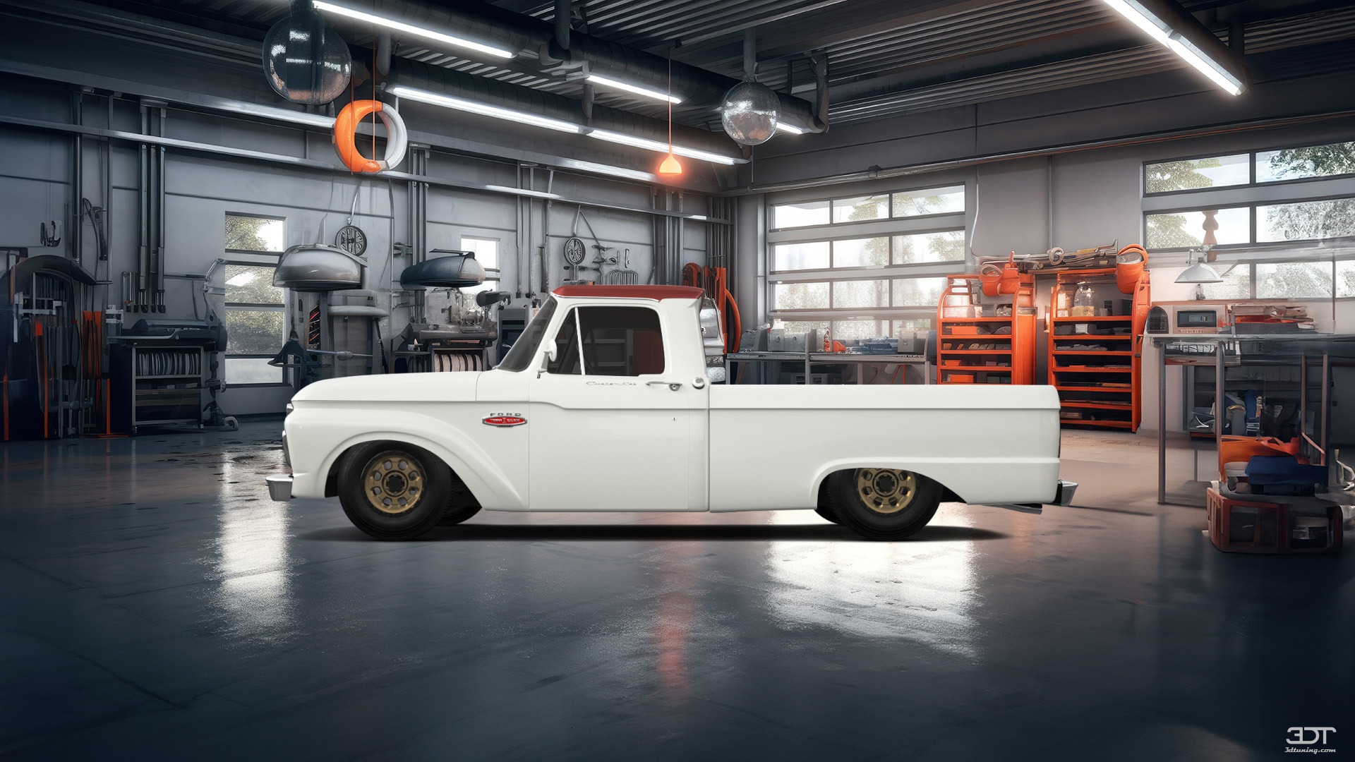 Ford F-100 Custom Cab 2 Door pickup truck 1966