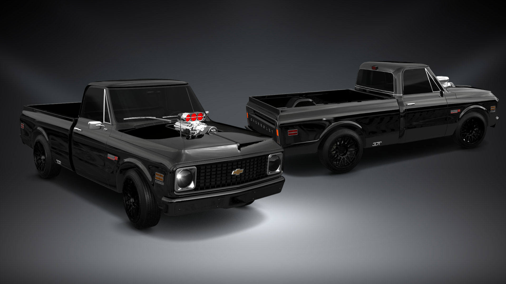 Chevrolet C-10 Cheyenne 2 Door pickup truck 1972 tuning