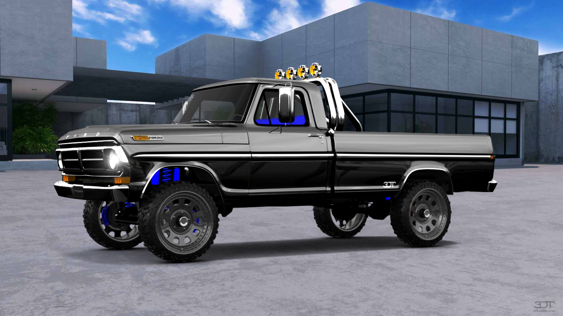 Ford F-250 2 Door pickup truck 1971