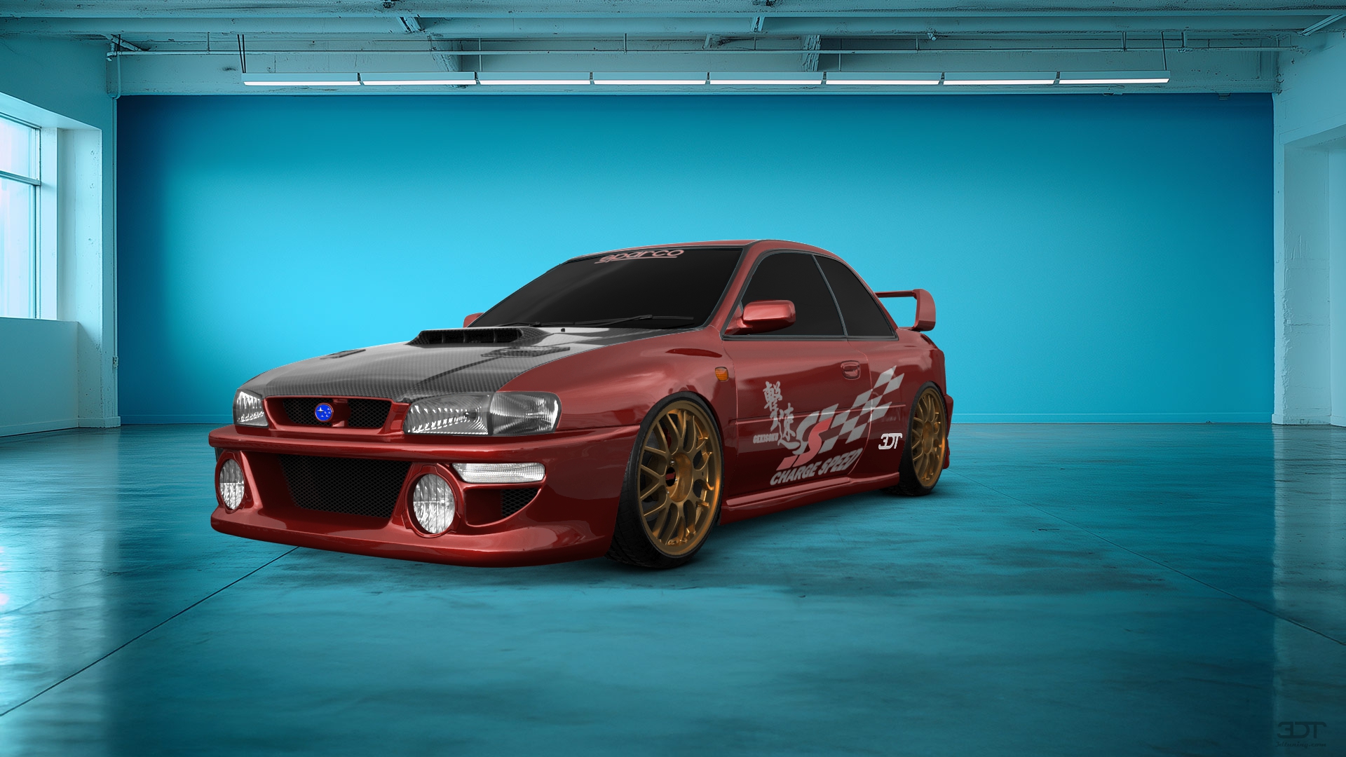 Subaru Impreza WRX STI 22B 2 Door Coupe 2000 tuning