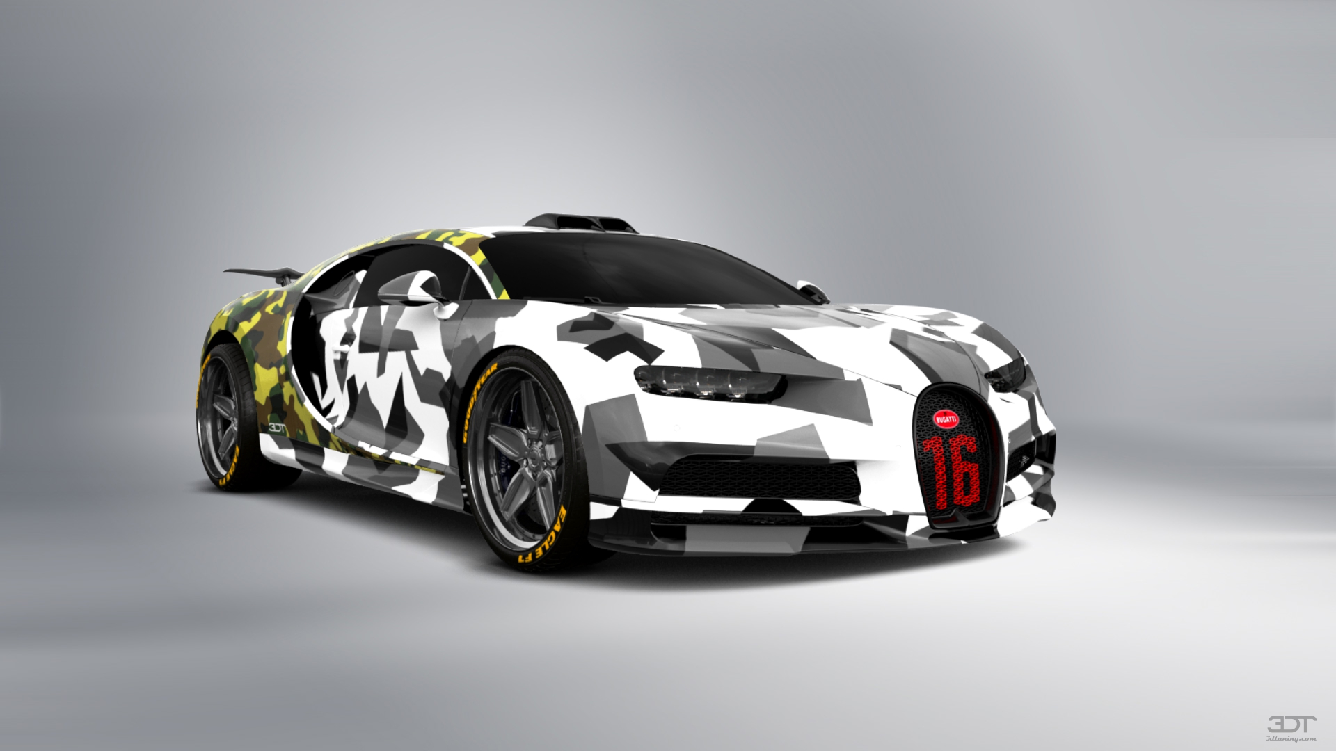 Bugatti Chiron 2 Door Coupe 2016 tuning