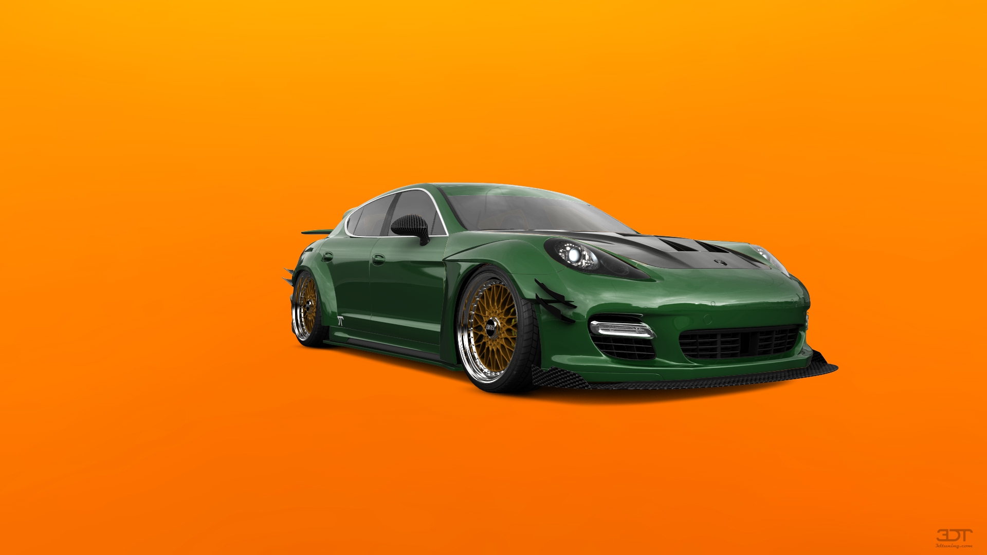 Porsche Panamera 4 door fastback saloon 2011