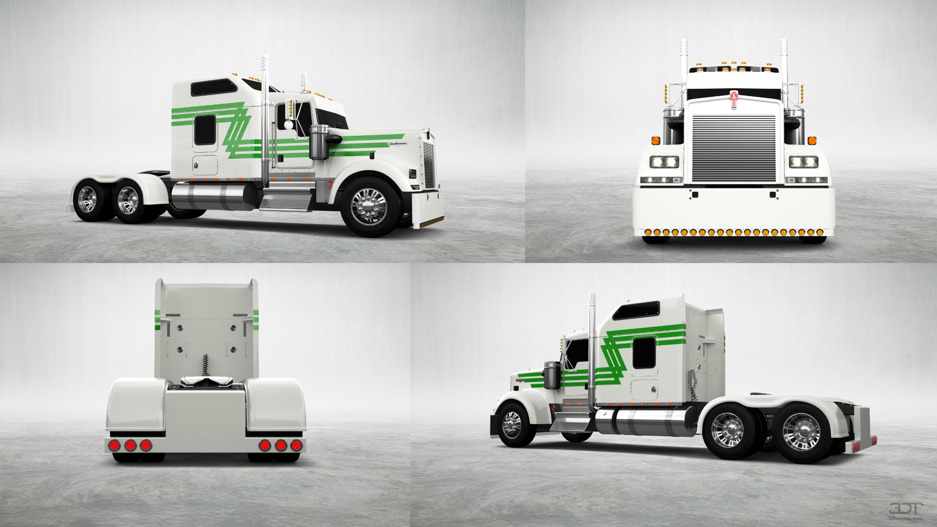 Kenworth W900 Sleeper Cab Truck 2015 tuning