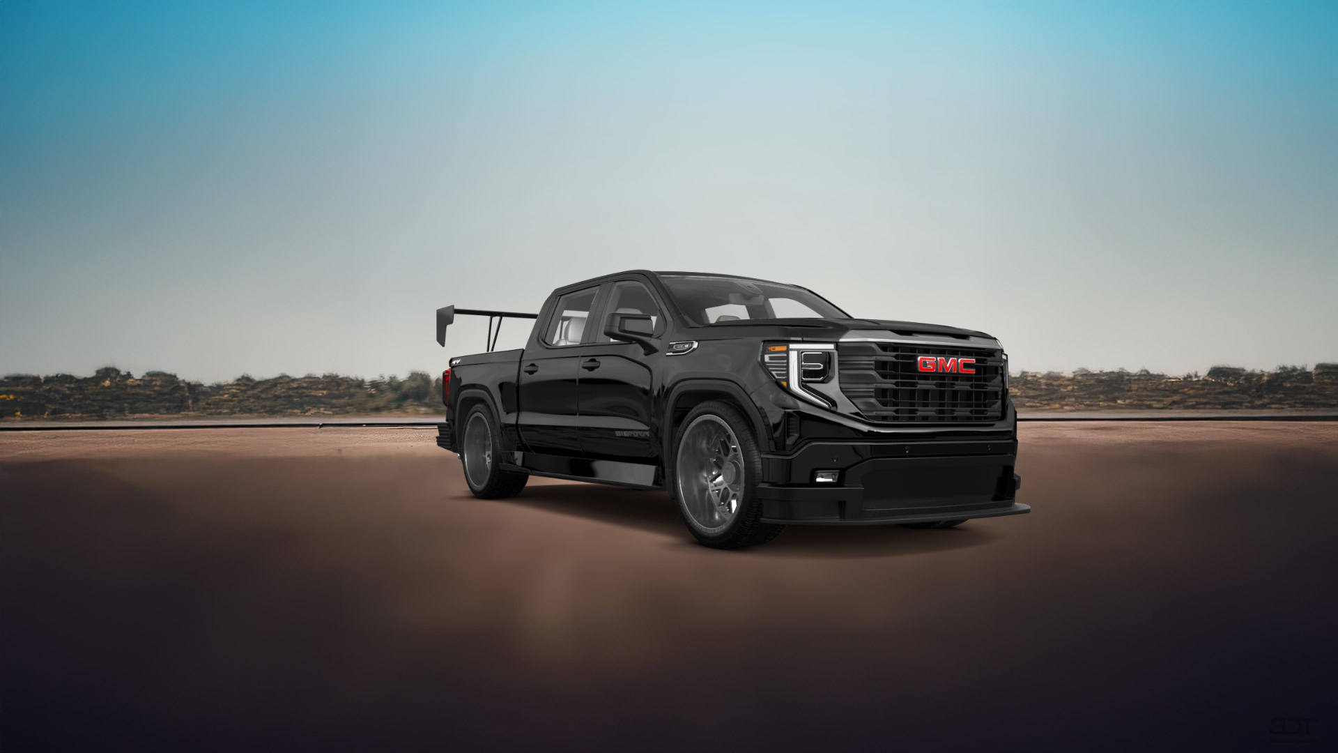 GMC Sierra 1500 Crew Cab 5.8 ft box 4 Door pickup truck 2023 tuning