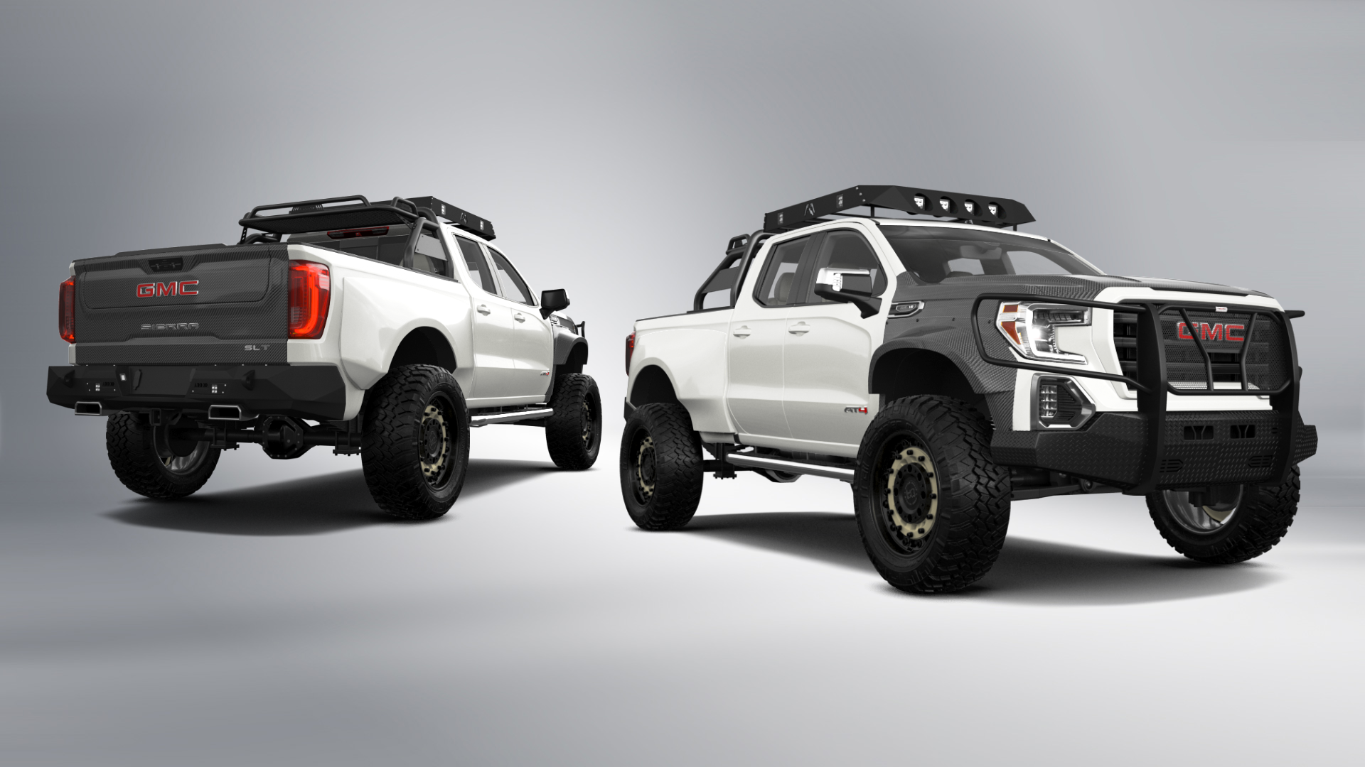 GMC Sierra 1500 4 Door pickup truck 2019 tuning