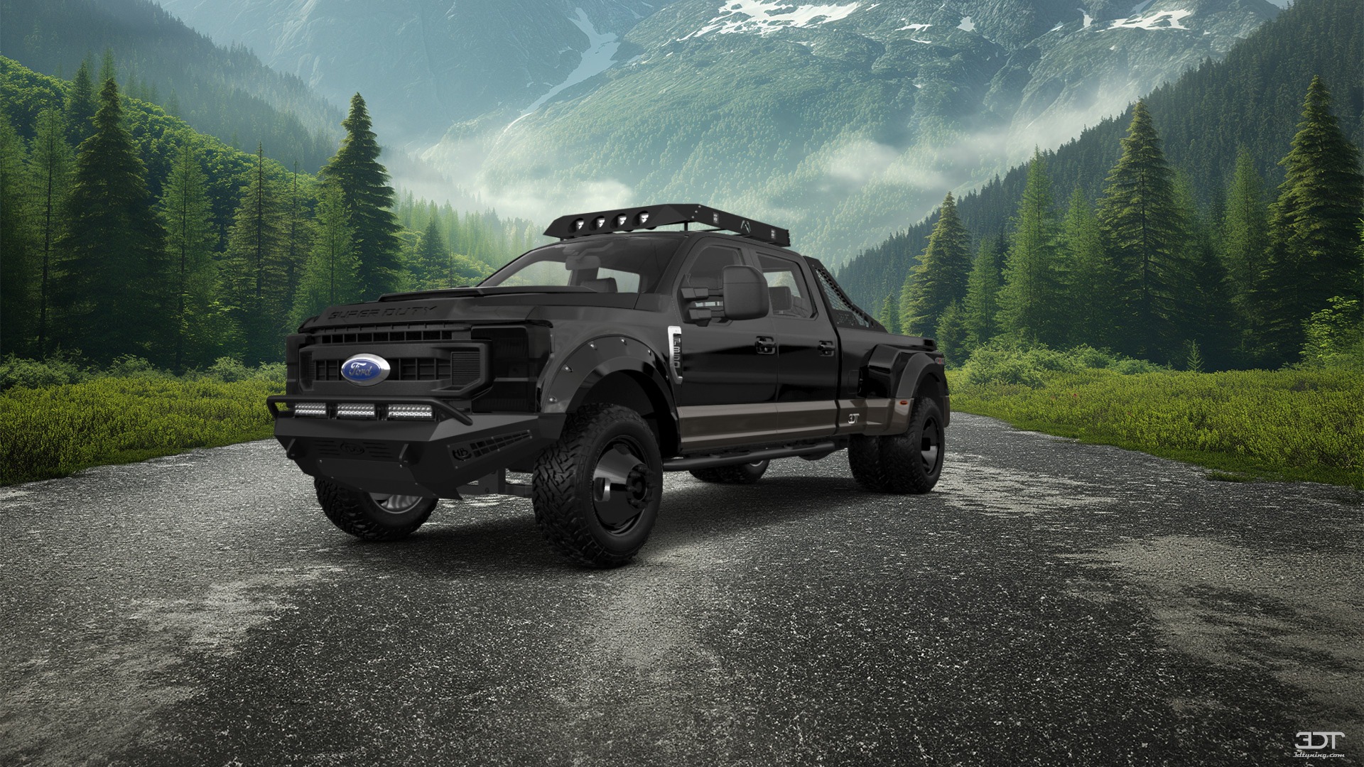 Tuning Ford F-350 DRW 4 Door pickup truck 2021