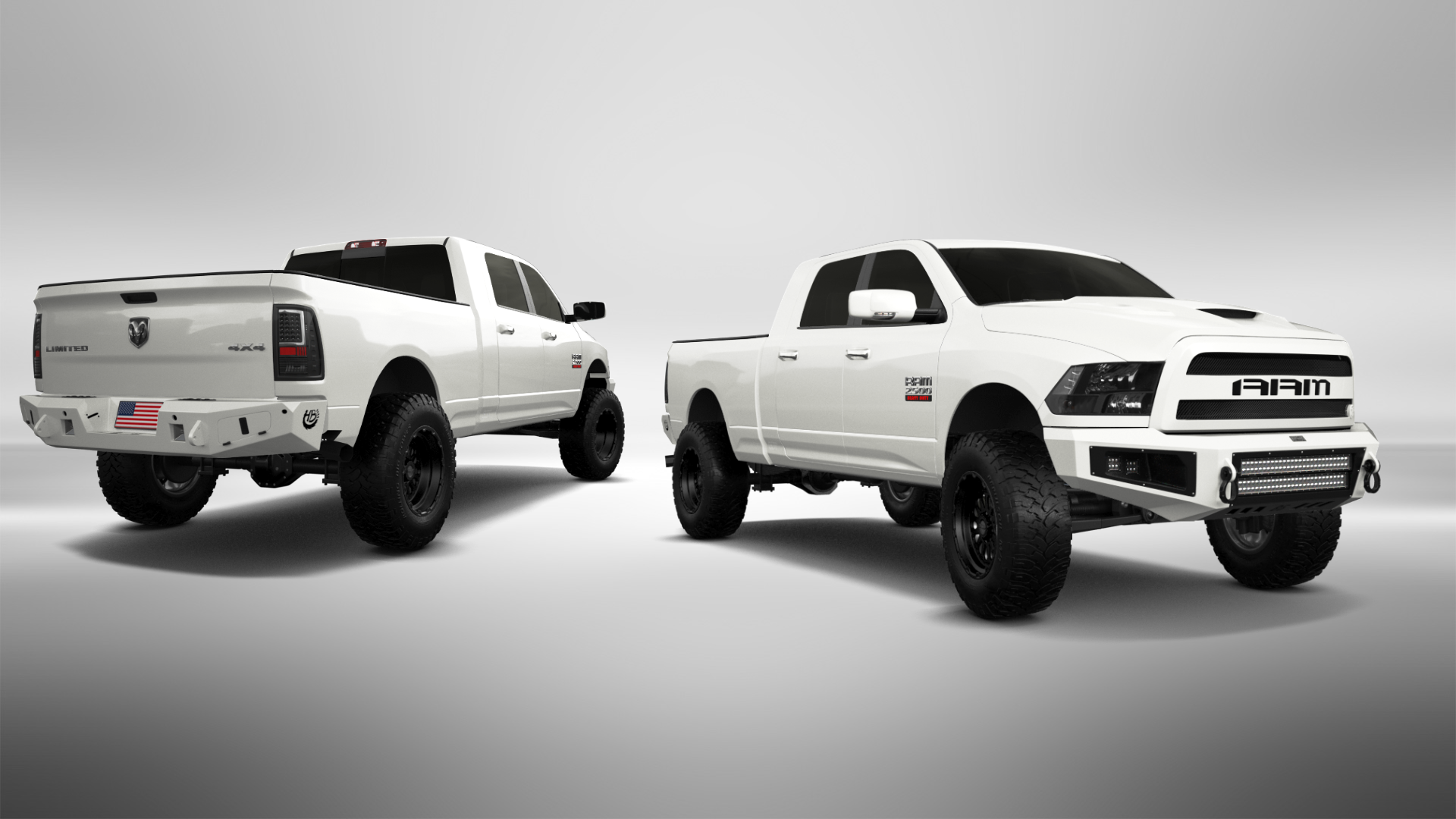 Dodge Ram 2500 Mega Cab 6.4 ft box 4 Door pickup truck 2010 tuning