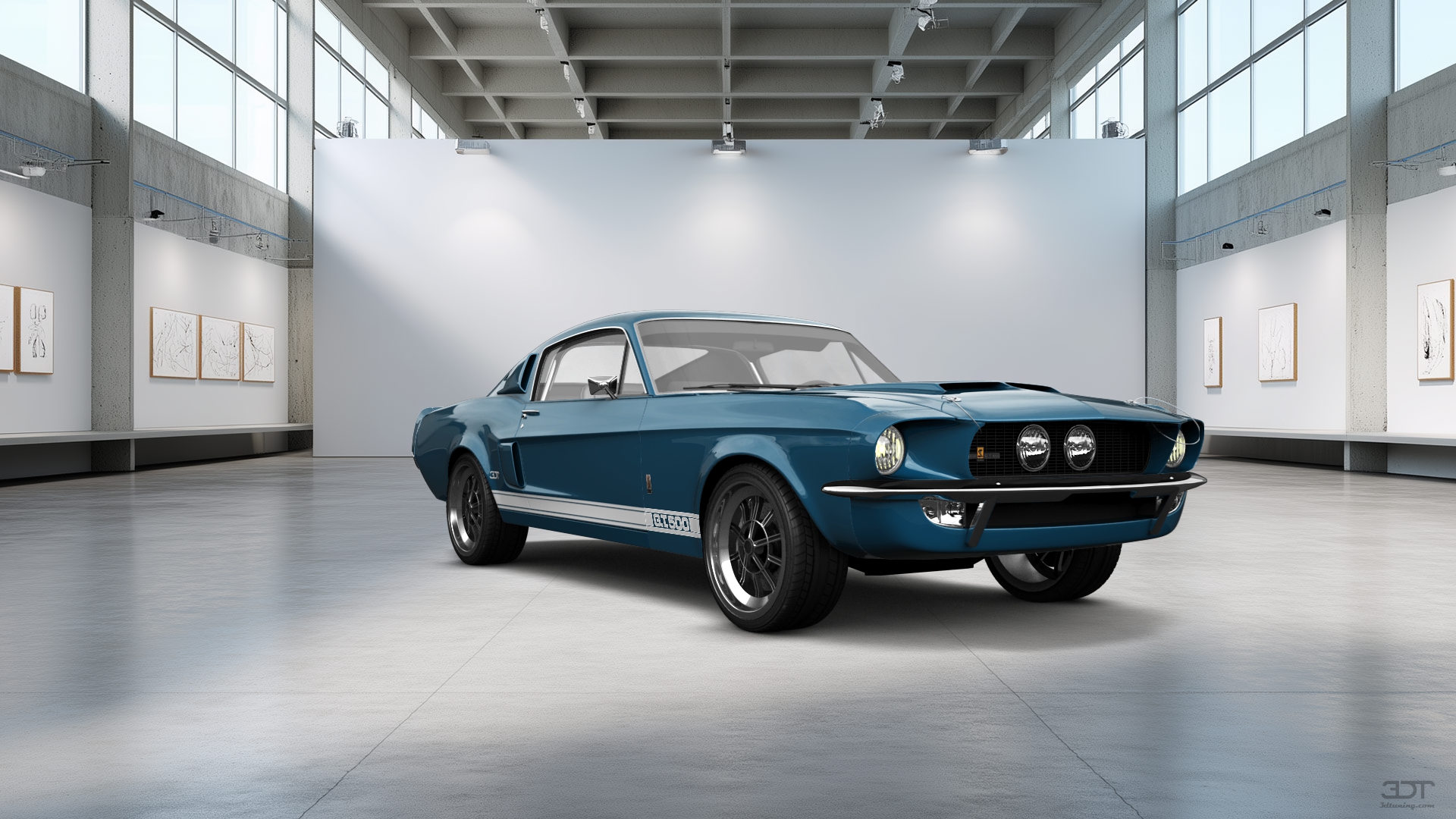 Mustang GT500 2 Door Coupe 1968 tuning