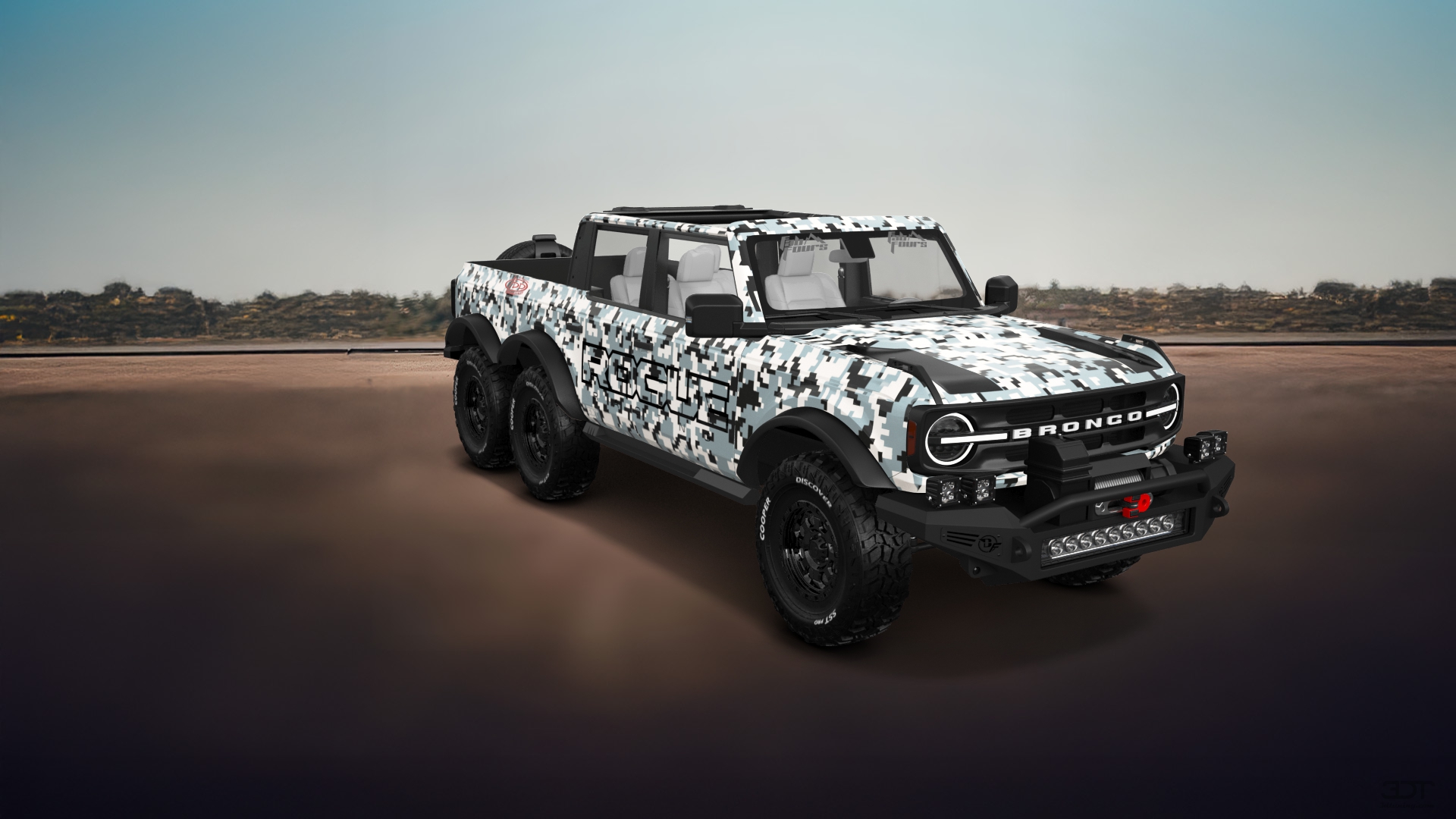Ford Bronco 6X6 4 Door pickup truck 2021 tuning