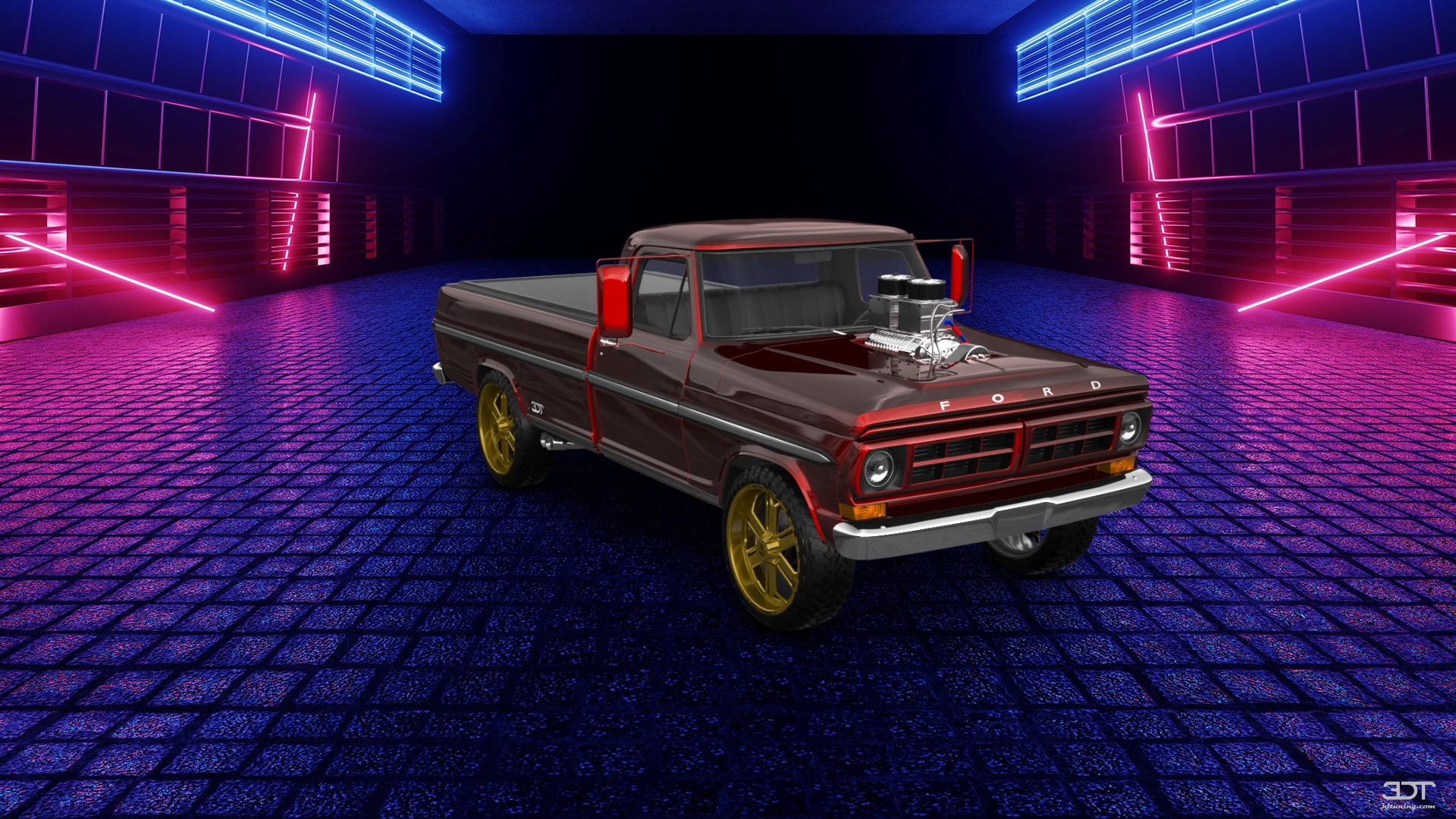 Ford F-250 2 Door pickup truck 1971