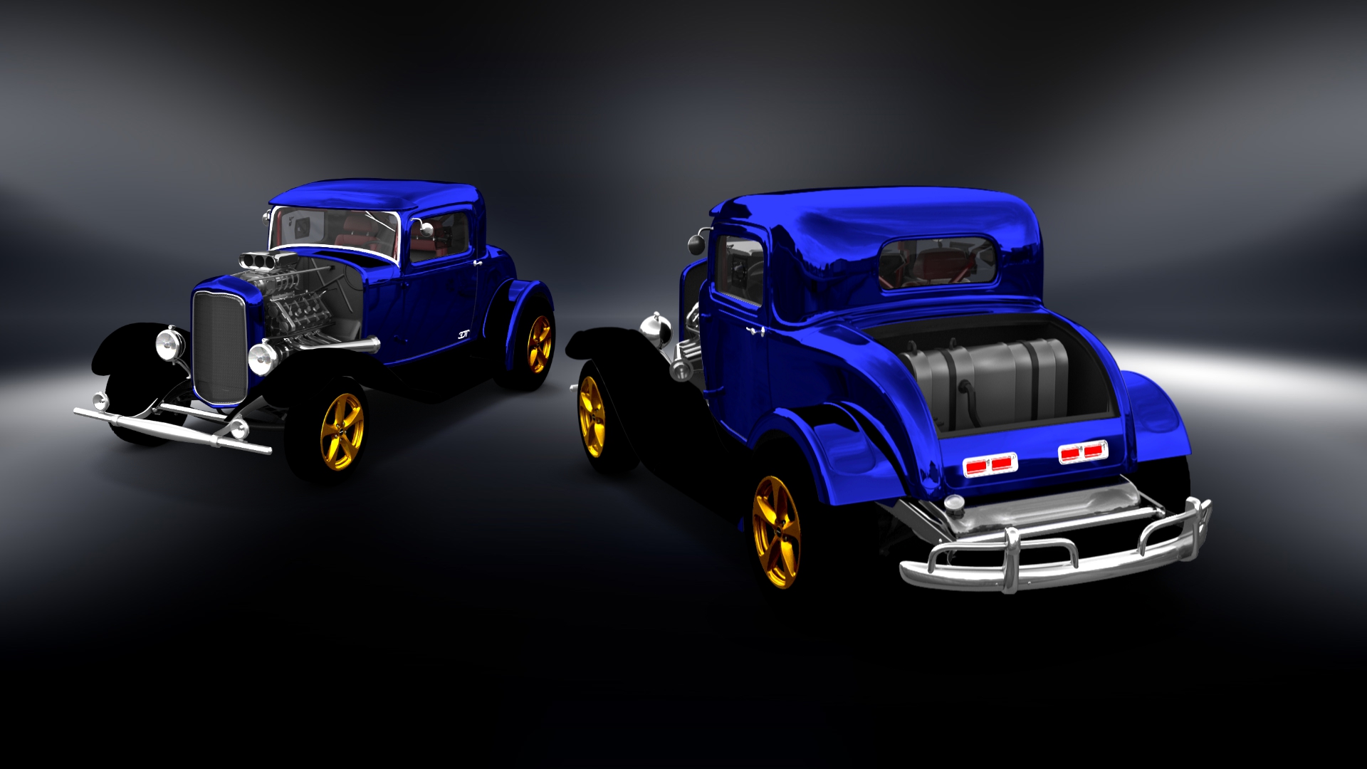 Ford Model B Deluxe 2 Door Coupe 1932 tuning