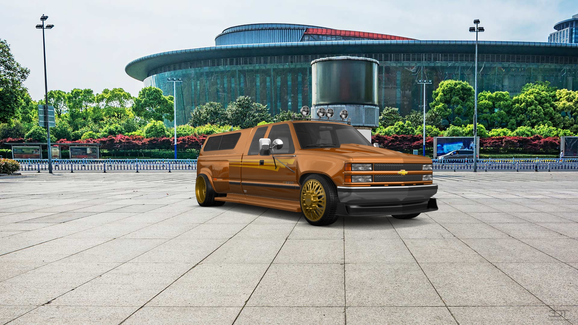 Chevrolet K3500 Extended Cab Pickup Truck 1988