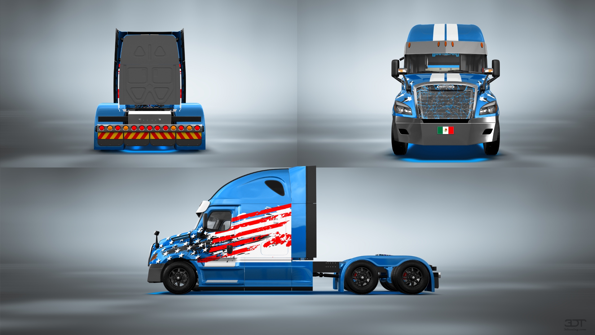 Freightliner Cascadia Sleeper Cab Truck 2018 tuning