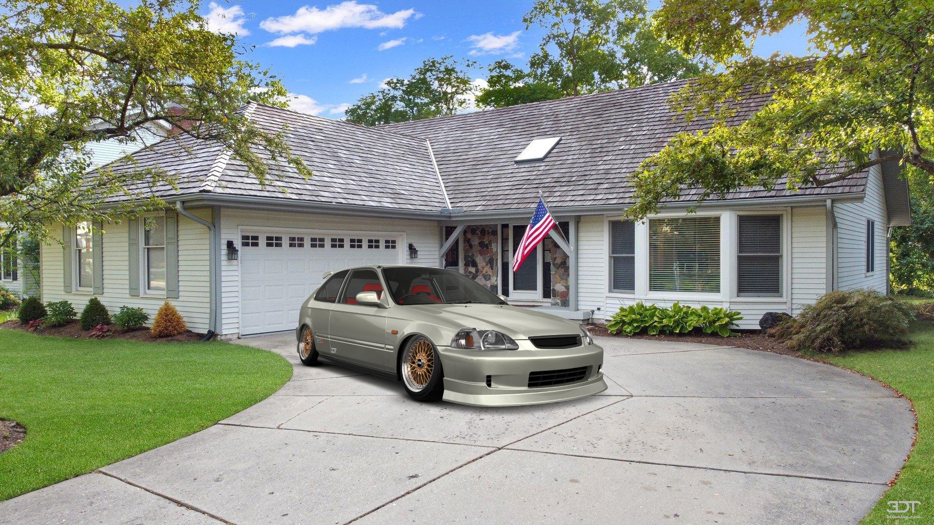 Honda Civic 3 Door Hatchback 1997 tuning