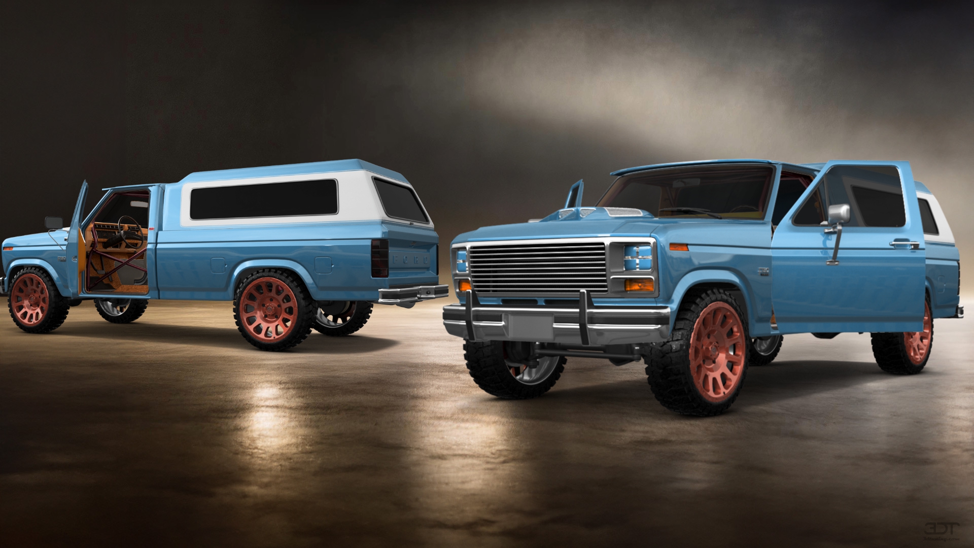 Ford F-150 2 Door pickup truck 1986 tuning