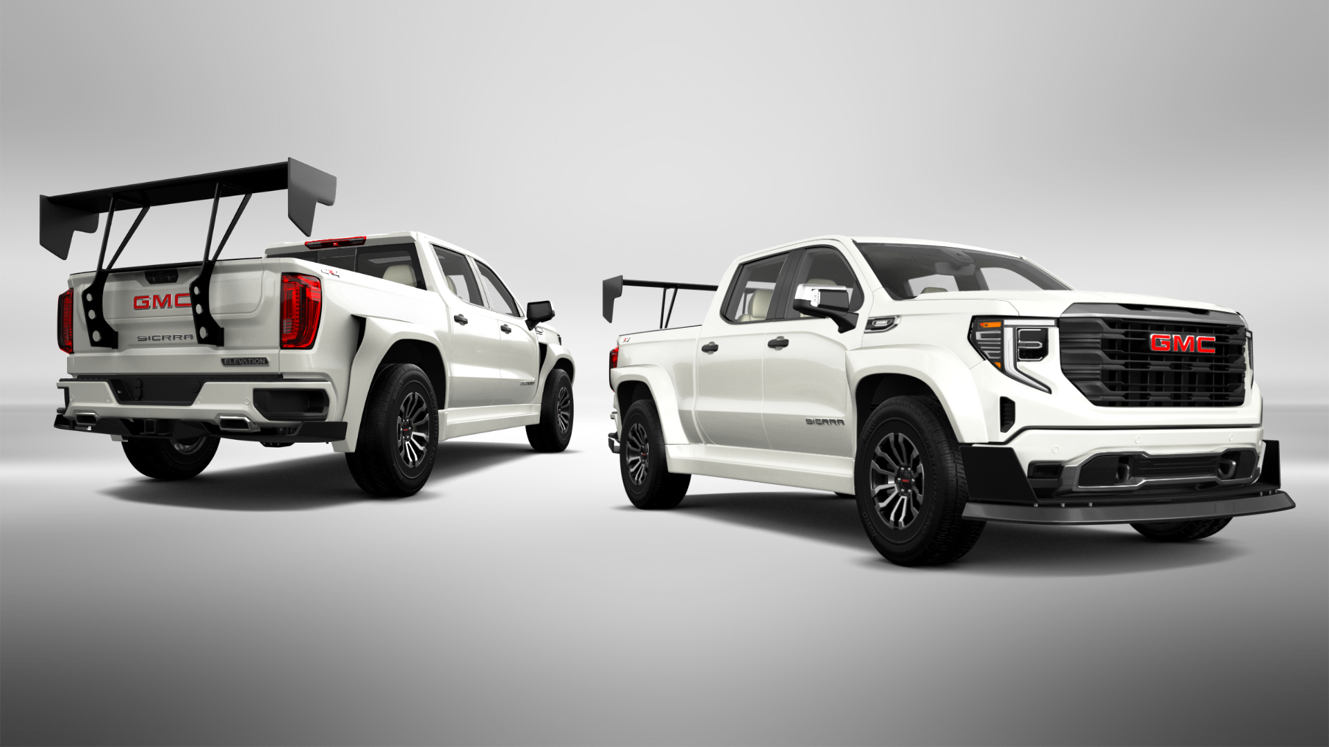 GMC Sierra 1500 Crew Cab 5.8 ft box 4 Door pickup truck 2023 tuning
