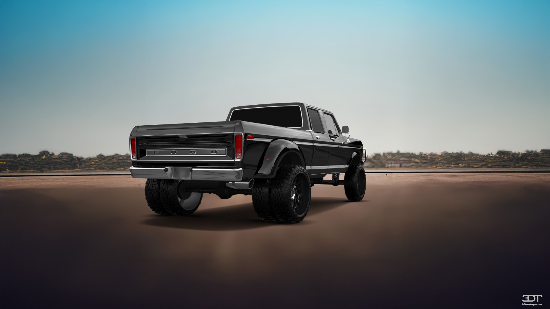 Ford F-350 Dually 4 Door pickup truck 1973