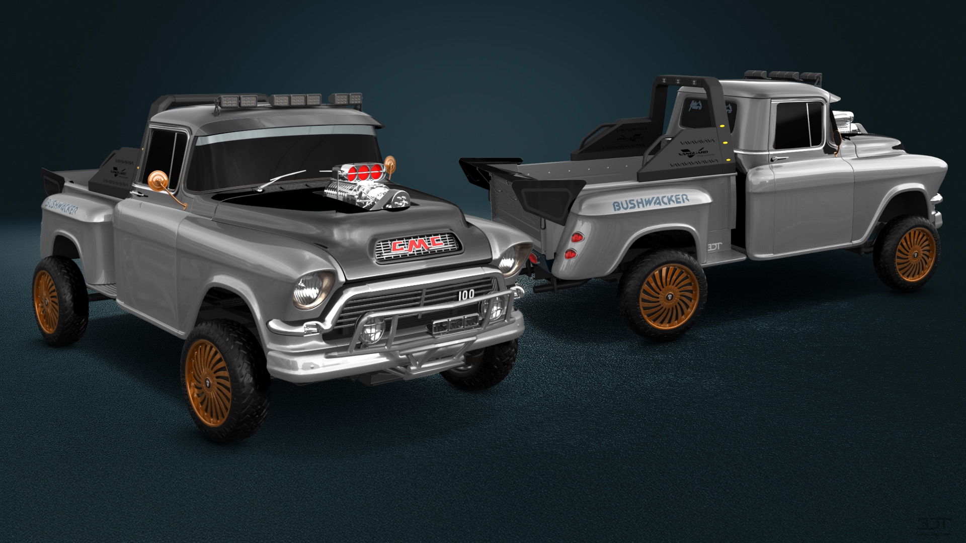 GMC 100 Stepside 2 Door pickup truck 1957 Images