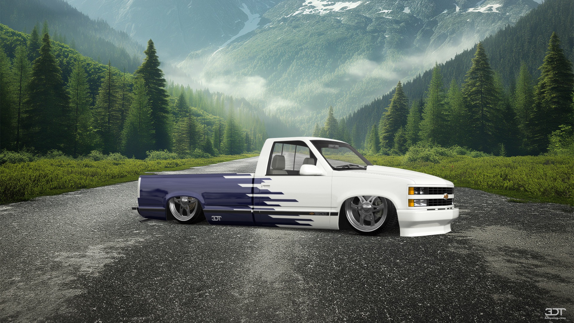 Chevrolet K1500 Regular Cab Fleetside Pickup 1988