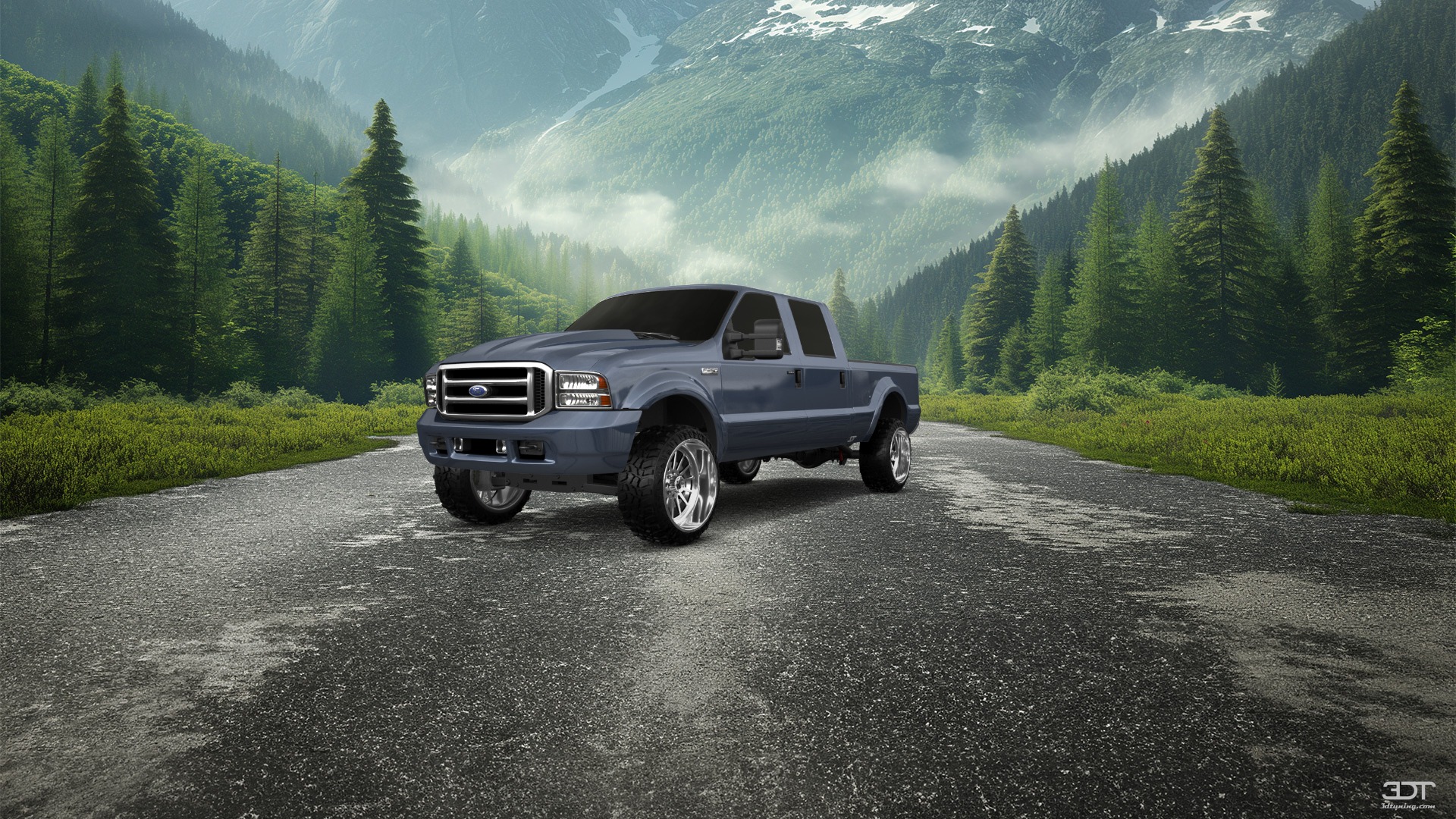 Ford F-250 Crew Cab 4 Door pickup truck 1999 tuning