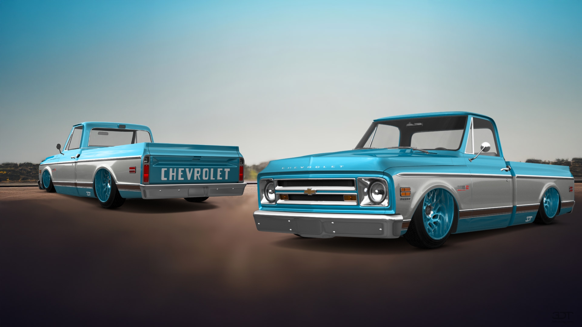 Chevrolet C-10 Cheyenne 2 Door pickup truck 1967 tuning