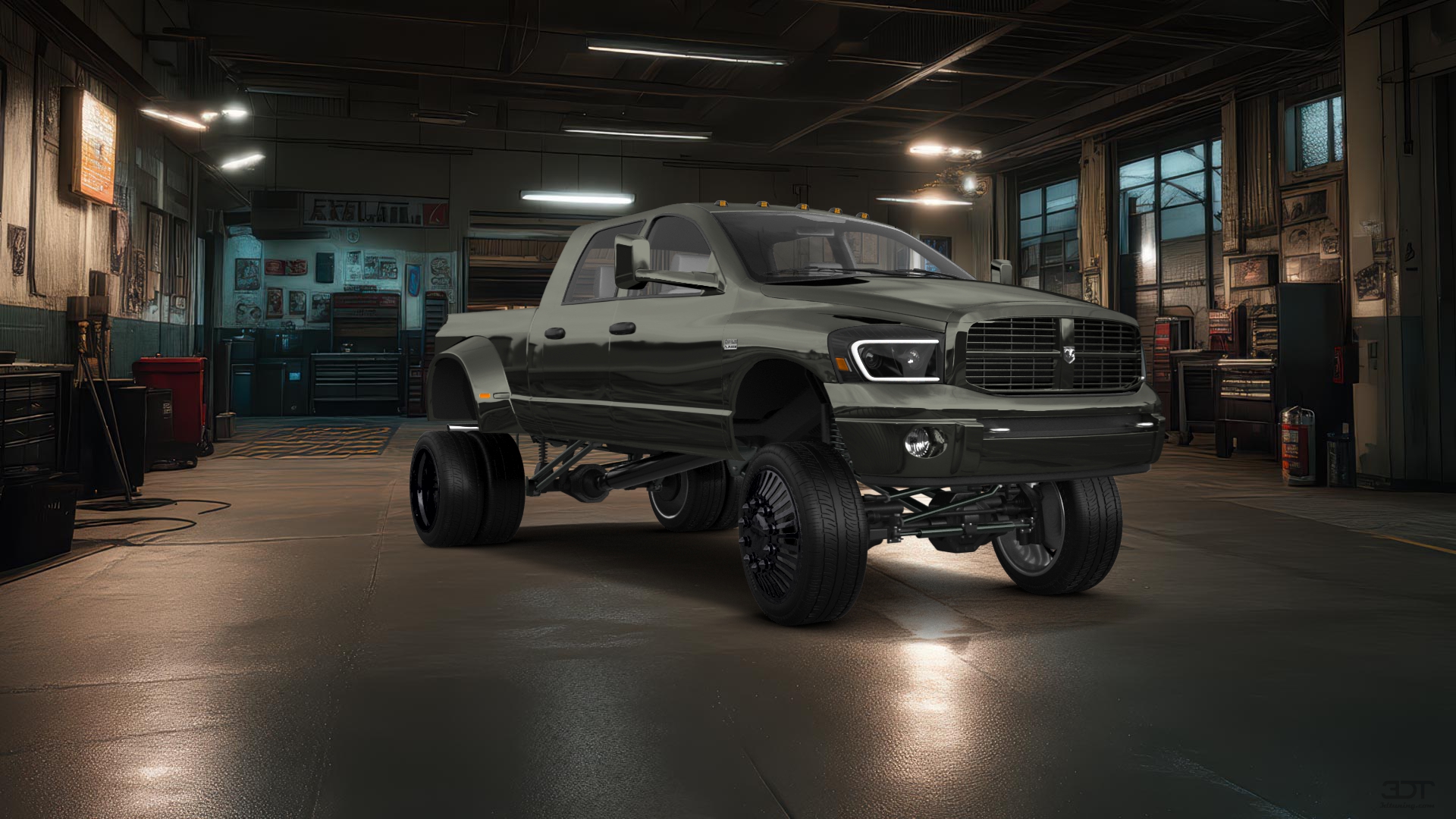 Dodge Ram 3500 Dually 4 Door pickup truck 2007 tuning