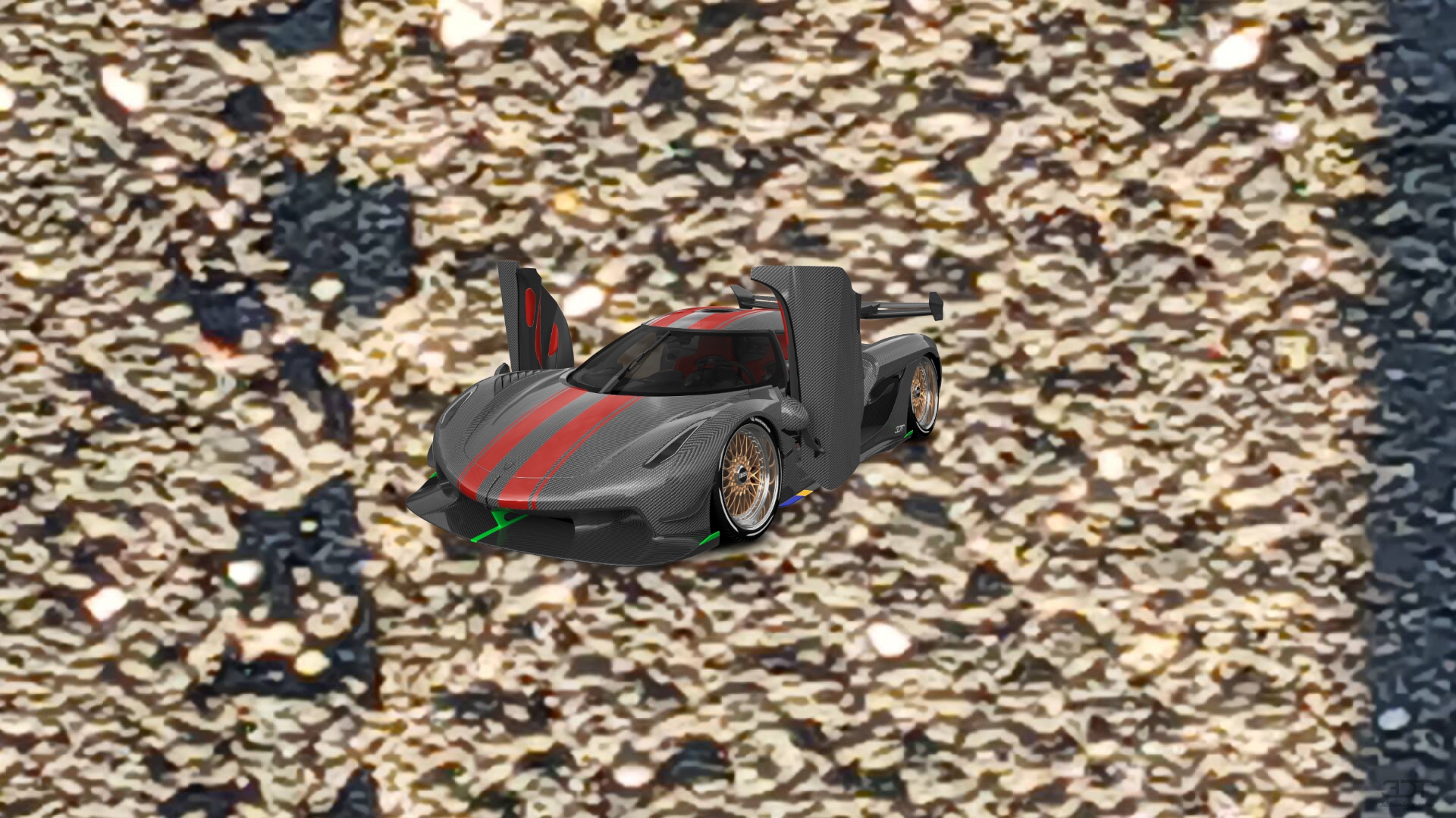 Koenigsegg Jesko 2 door targa top 2020 tuning