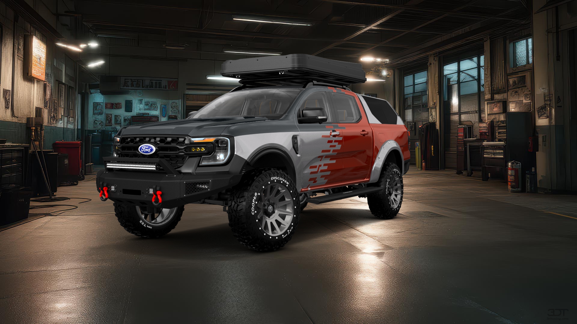 Ford Ranger 4 Door pickup truck 2022 tuning