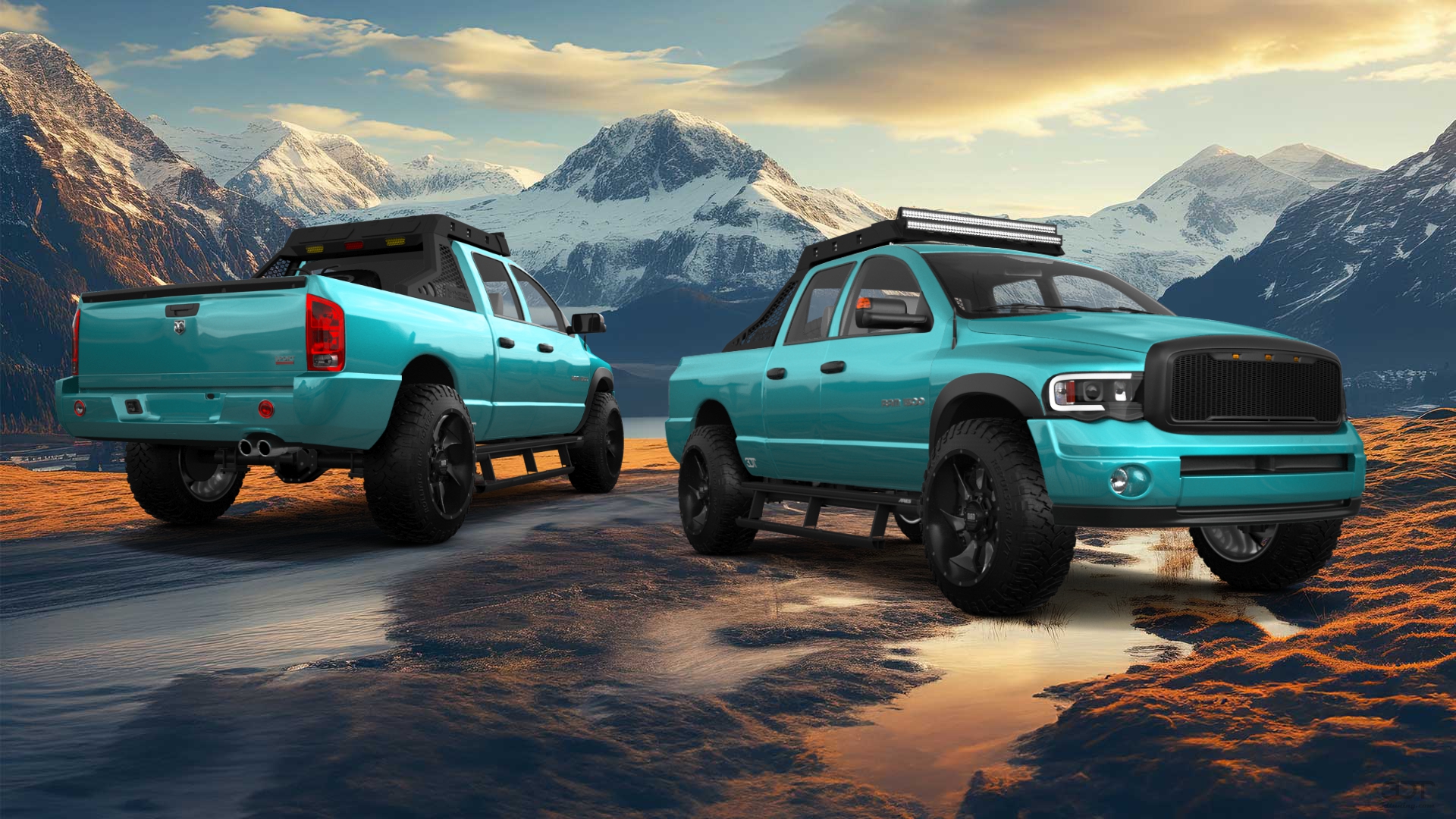 Dodge Ram 1500 6.4 ft box 4 Door pickup truck 2002 tuning