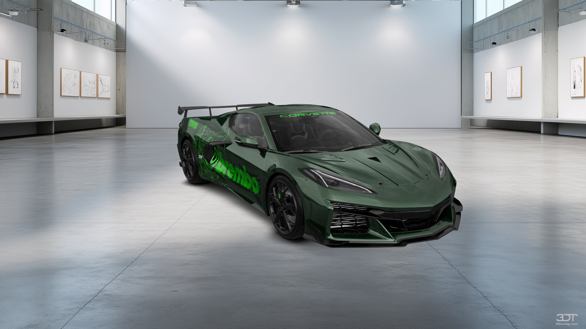 Chevrolet Corvette 2 door targa top 2020 tuning