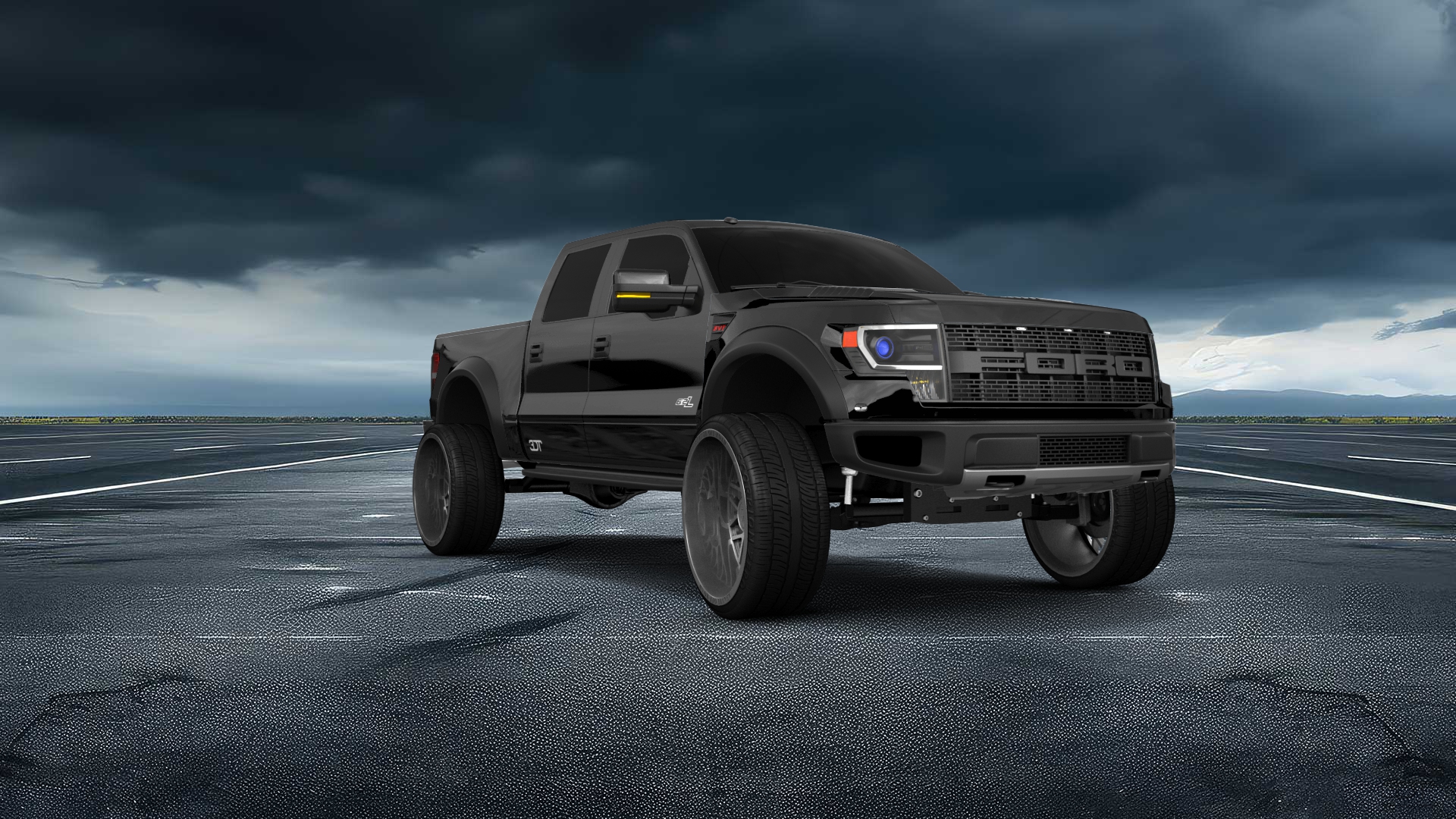Ford F-150 SVT Raptor 4 Door pickup truck 2013 tuning